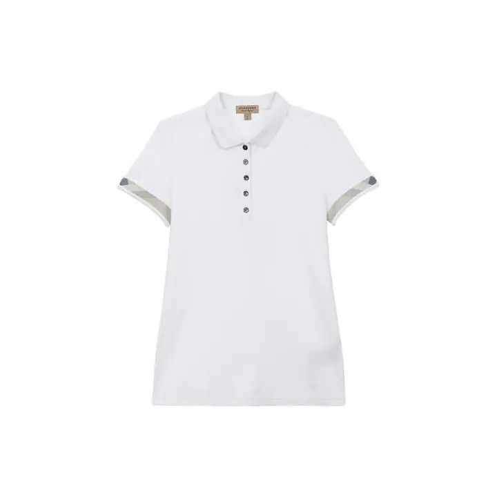 Burberry Burberry Short Sleeve Polo Shirt for Women 0079 Size XL / US 12-14 / IT 48-50 - 1 Thumbnail