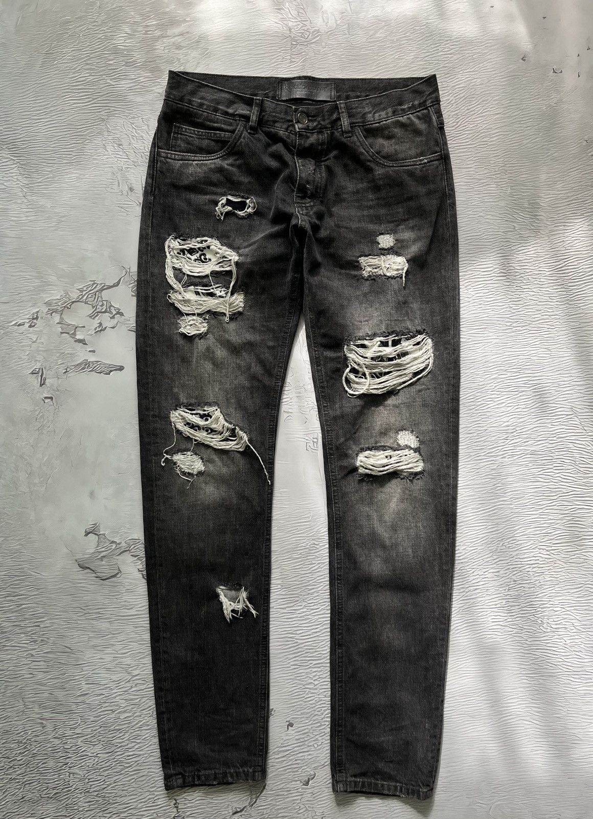 Dolce & Gabbana Dolce & Gabbana Luxury Jeans Denim Streetwear Dark Size US 35 - 1 Thumbnail