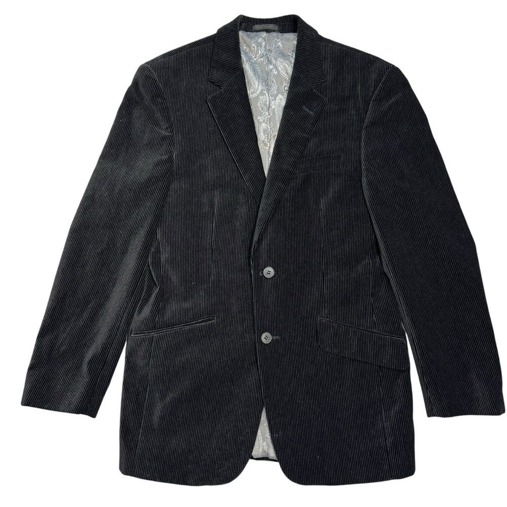 Andrew Fezza Assets Andrew Fezza Black Corduroy Blazer Size 38R Size 38R - 1 Thumbnail