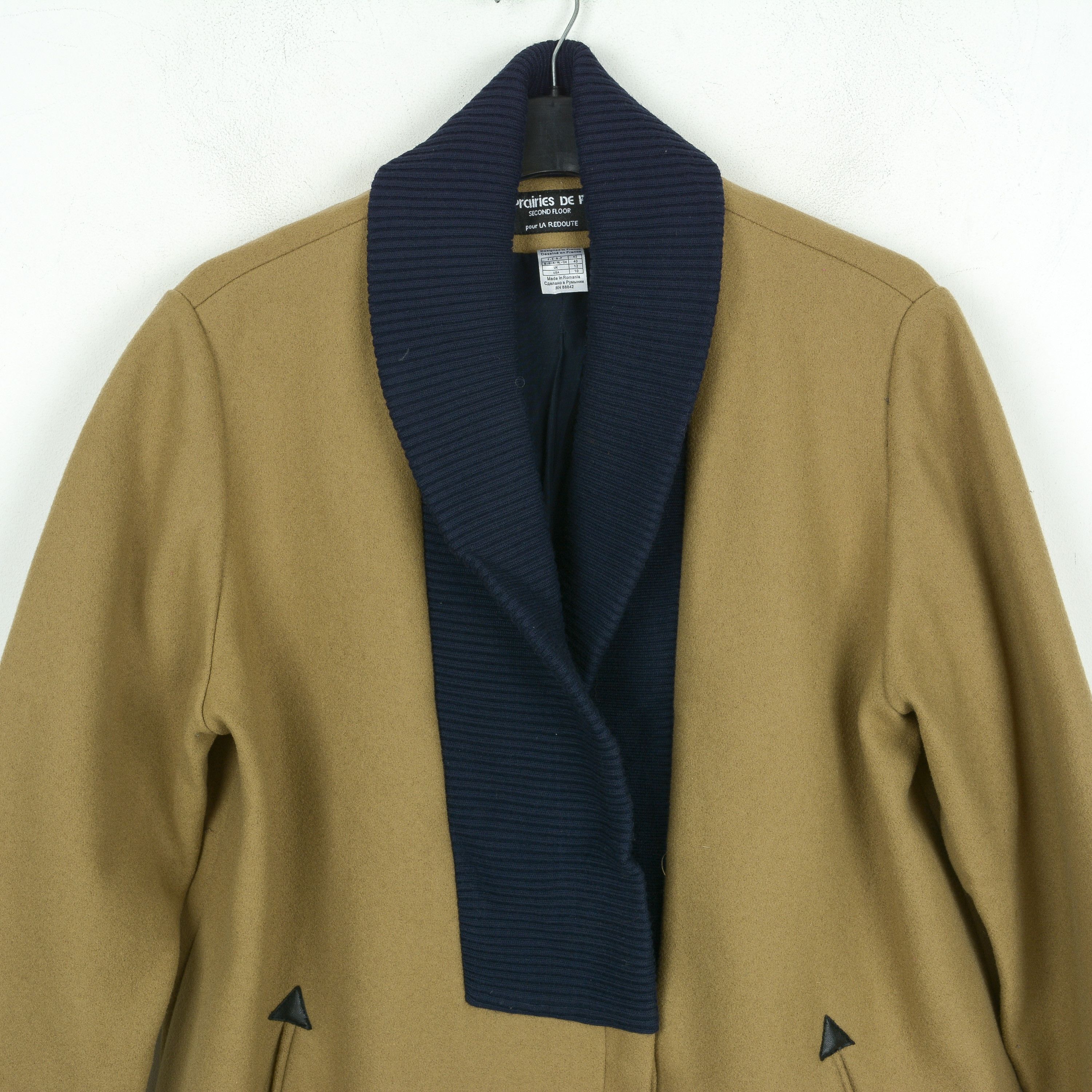 Other LA REDOUTE Les Prairies De Paris L Wool Coat Overcoat Size L / US 10 / IT 46 - 4 Thumbnail