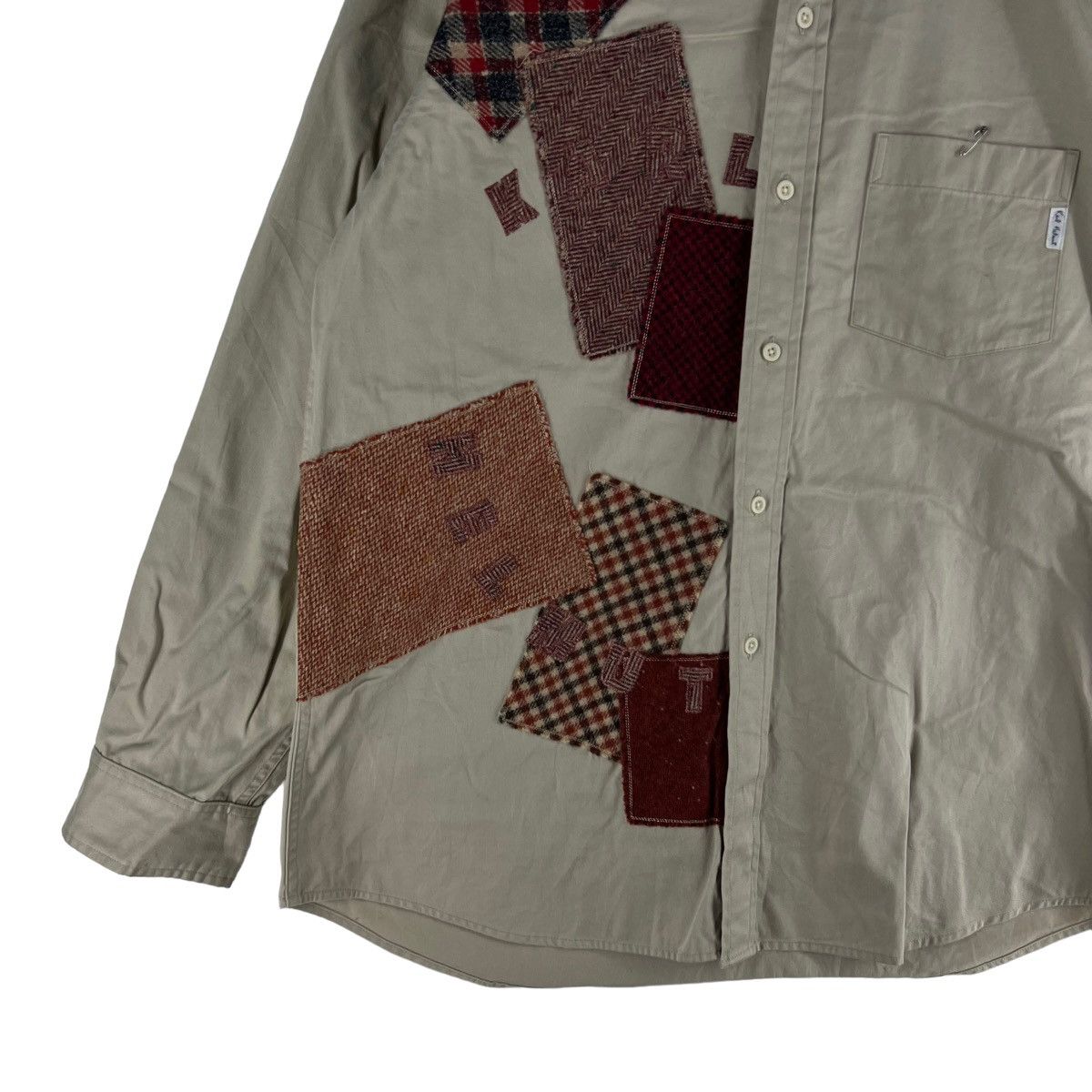 Japanese Brand 🔥Kapital Japan Design Work Jacket Aztec Design Karl Helmut Size US M / EU 48-50 / 2 - 5 Thumbnail