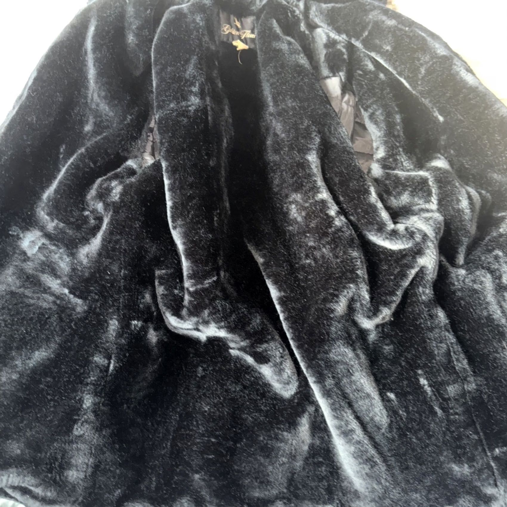 YOKE VTG Golden Fleece Jacket Coat Men 40 Dark Green Parka Fur Lined Western Yoke Nylon Wind-Resistant Long Coat with Pockets Button Closure Size US XXS / EU 40 - 6 Thumbnail