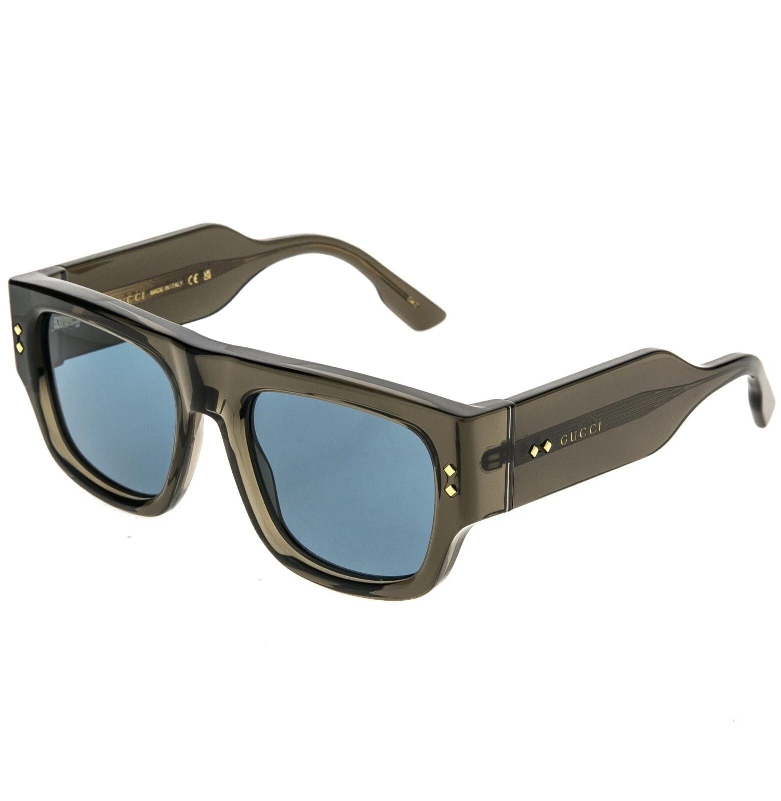 Gucci GUCCI GG1262 Crystal Gray Blue Diamond 1262 Unisex 003 Size ONE SIZE - 5 Thumbnail