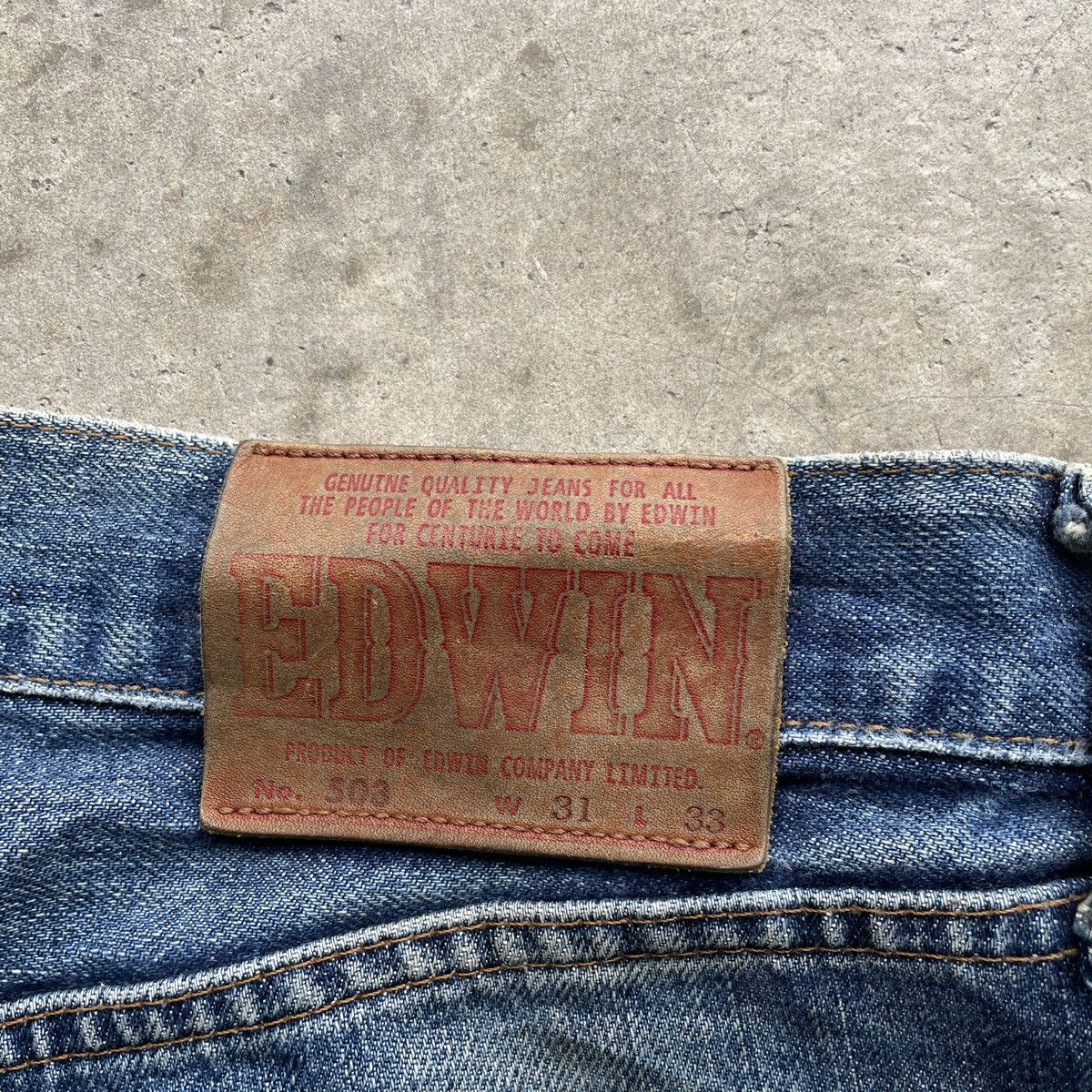 Edwin W30x29💥 Vintage Edwin 503 Faded Denim Jeans Pants Size US 30 / EU 46 - 10 Thumbnail