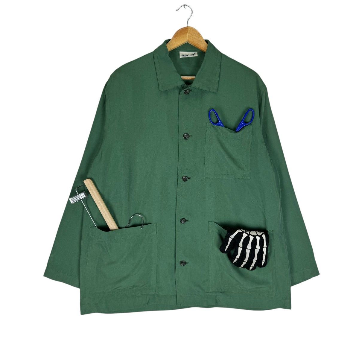Hai Sporting Gear × Issey Miyake × Japanese Brand ☀️HAI SPORTING GEAR IS BUTTON WORKWEAR JACKET Size US M / EU 48-50 / 2 - 1 Thumbnail
