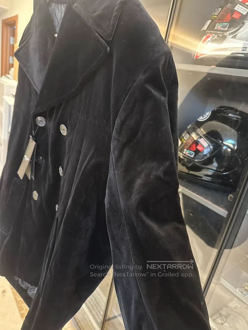 Saint Laurent Paris Saint Laurent Paris Solid Color Logo Embroidered Double-br Size S / US 4 / IT 40 - 7 Thumbnail