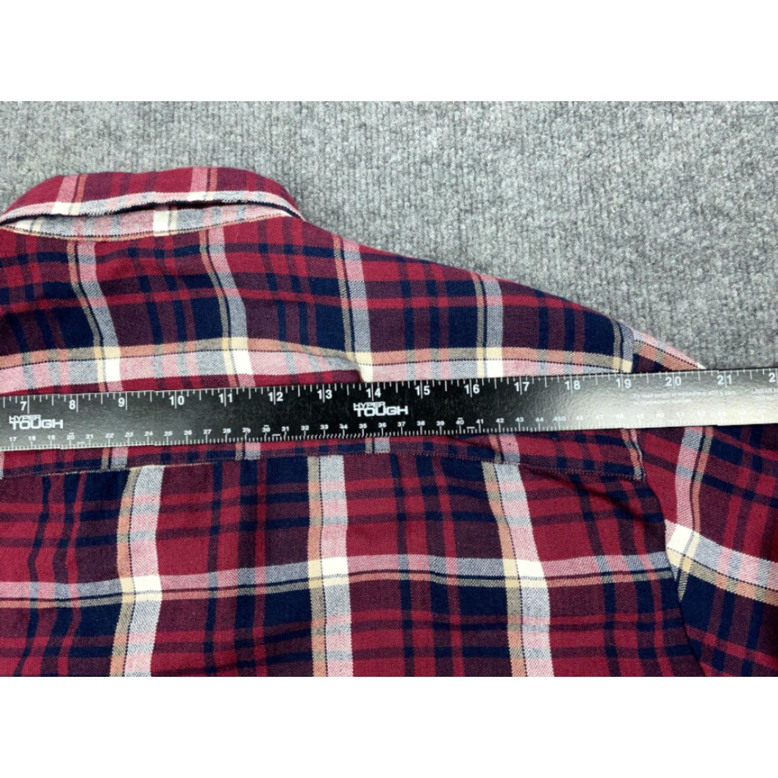 Arrow VINTAGE Arrow Red Plaid Flannel Shirt Adult Large Workwear 80s Grunge Casual Mens Clothing Size US L / EU 52-54 / 3 - 6 Thumbnail