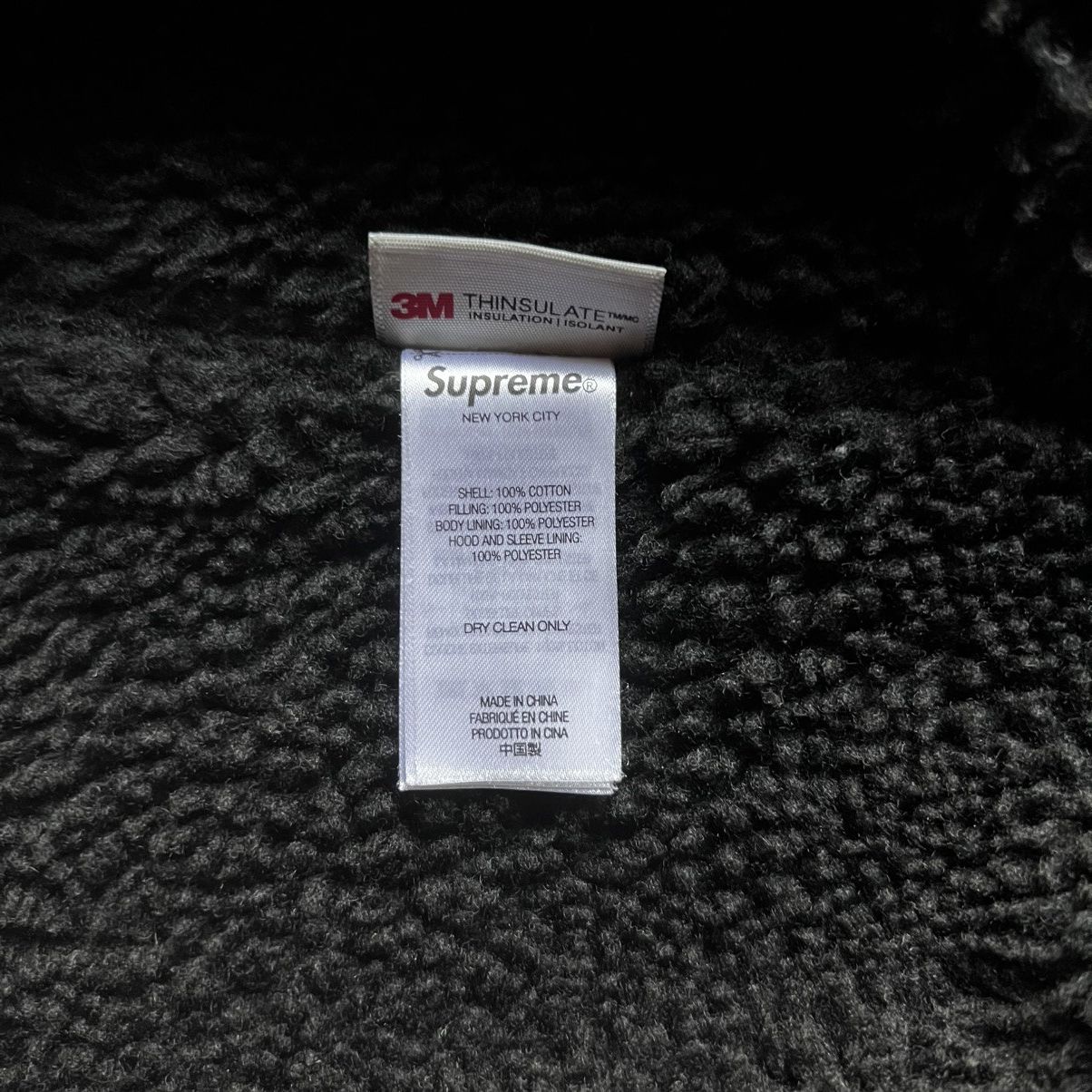 Supreme Supreme Faux Shearling Lined Bomber Jacket Black XL Size US XL / EU 56 / 4 - 9 Thumbnail