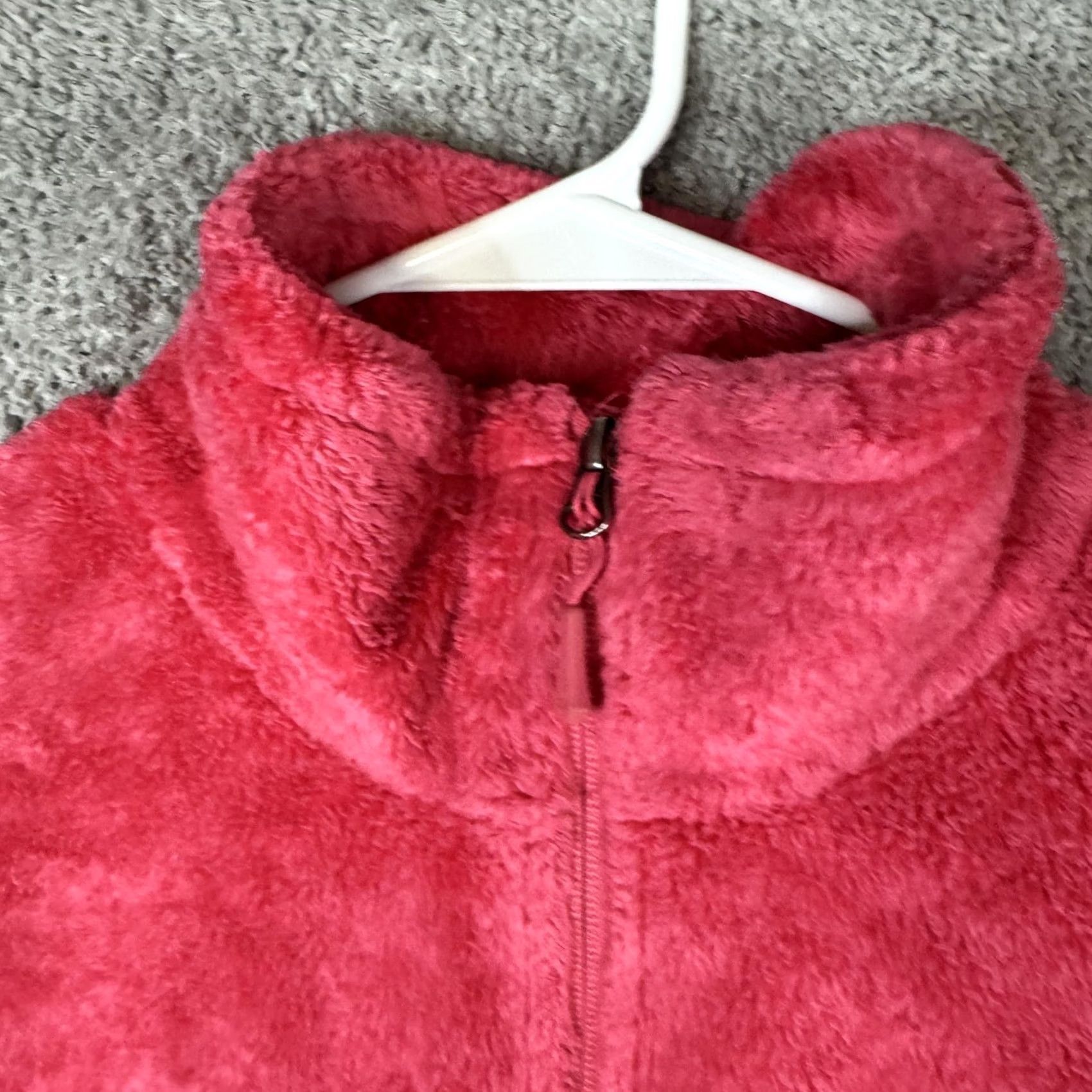 The North Face The North Face Womens Fleece Jacket Pink L Full Zip Warm Soft Plush Fuzzy Jacket Parking Style? Size L / US 10 / IT 46 - 7 Thumbnail