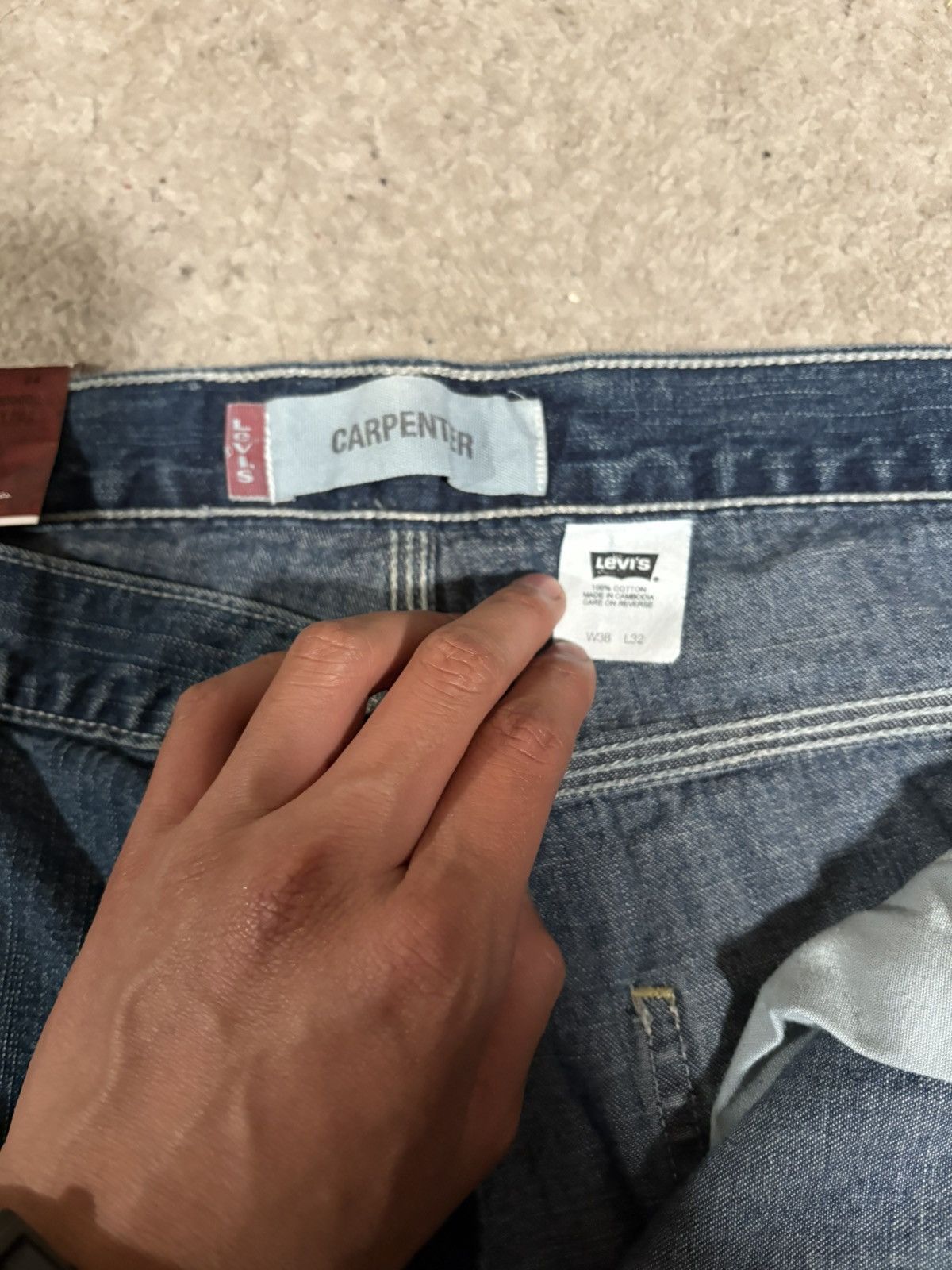 Levi's LEVIS CARPENTER🔨 NWT VINTAGE Size US 38 / EU 54 - 5 Thumbnail