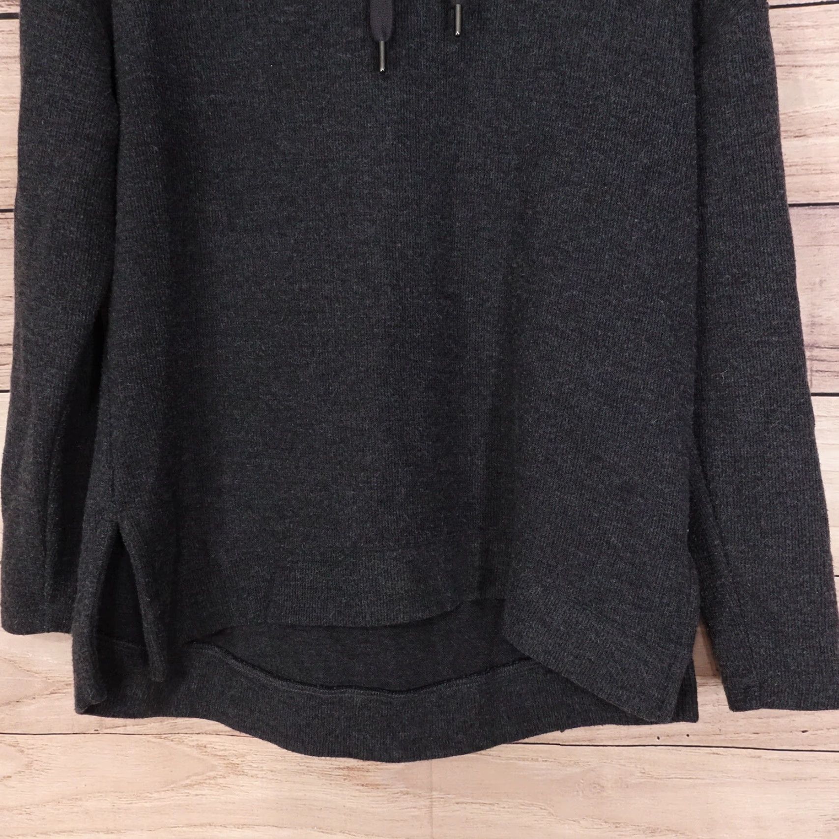 Banana Republic BANANA REPUBLIC ECO PULLOVER SWEATER WOMENS SIZE S CHARCOAL GREY COTTON CASUAL Size S / US 4 / IT 40 - 3 Thumbnail