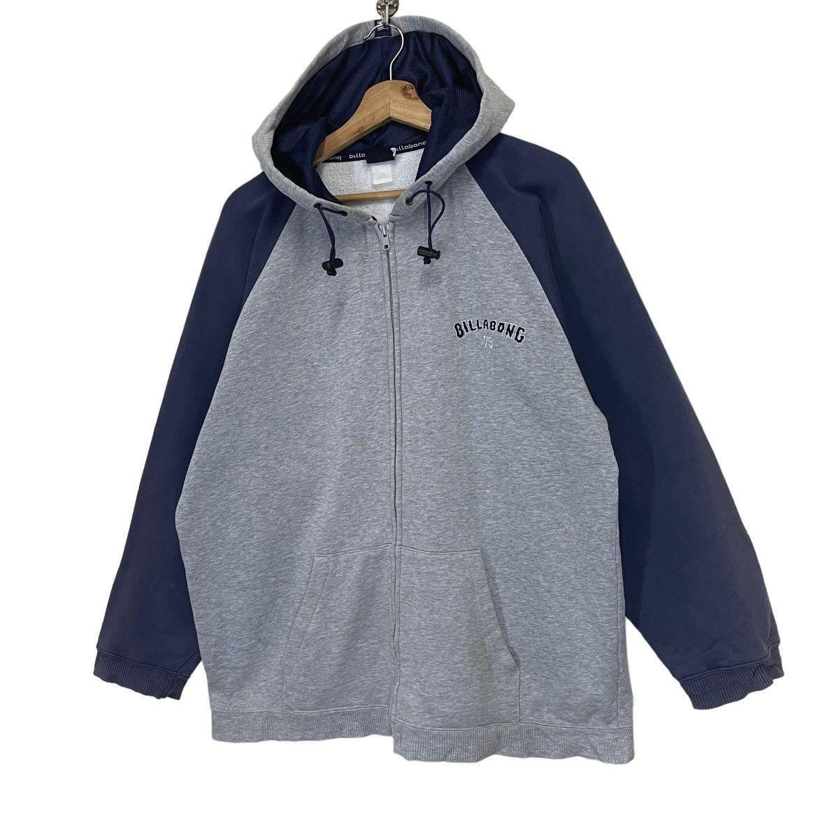 Billabong Vintage Billabong Small Logo Zipper Hoodie Size US L / EU 52-54 / 3 - 3 Thumbnail