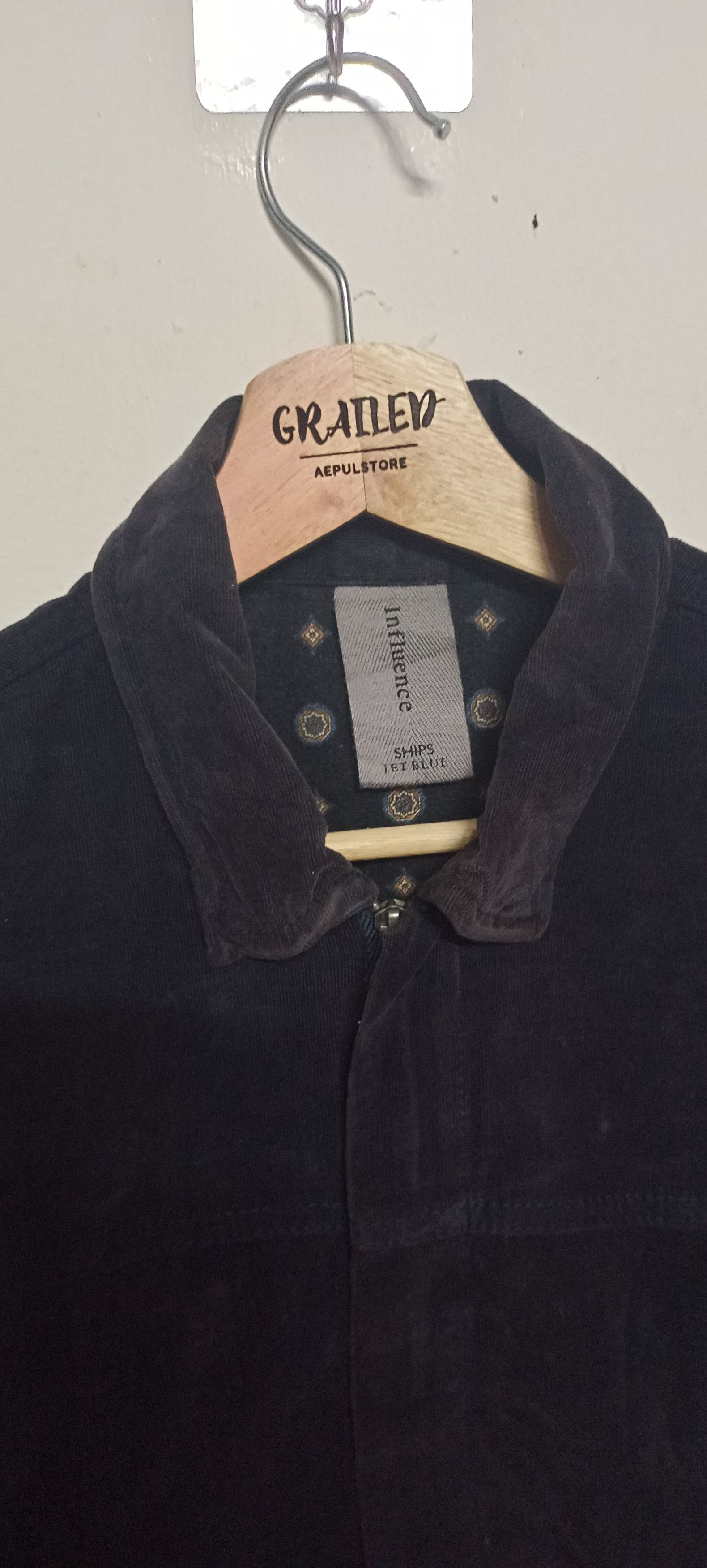 Another Influence Vintage🇯🇵 Influence Coduroy Zipper Men Jacket Size US S / EU 44-46 / 1 - 8 Thumbnail