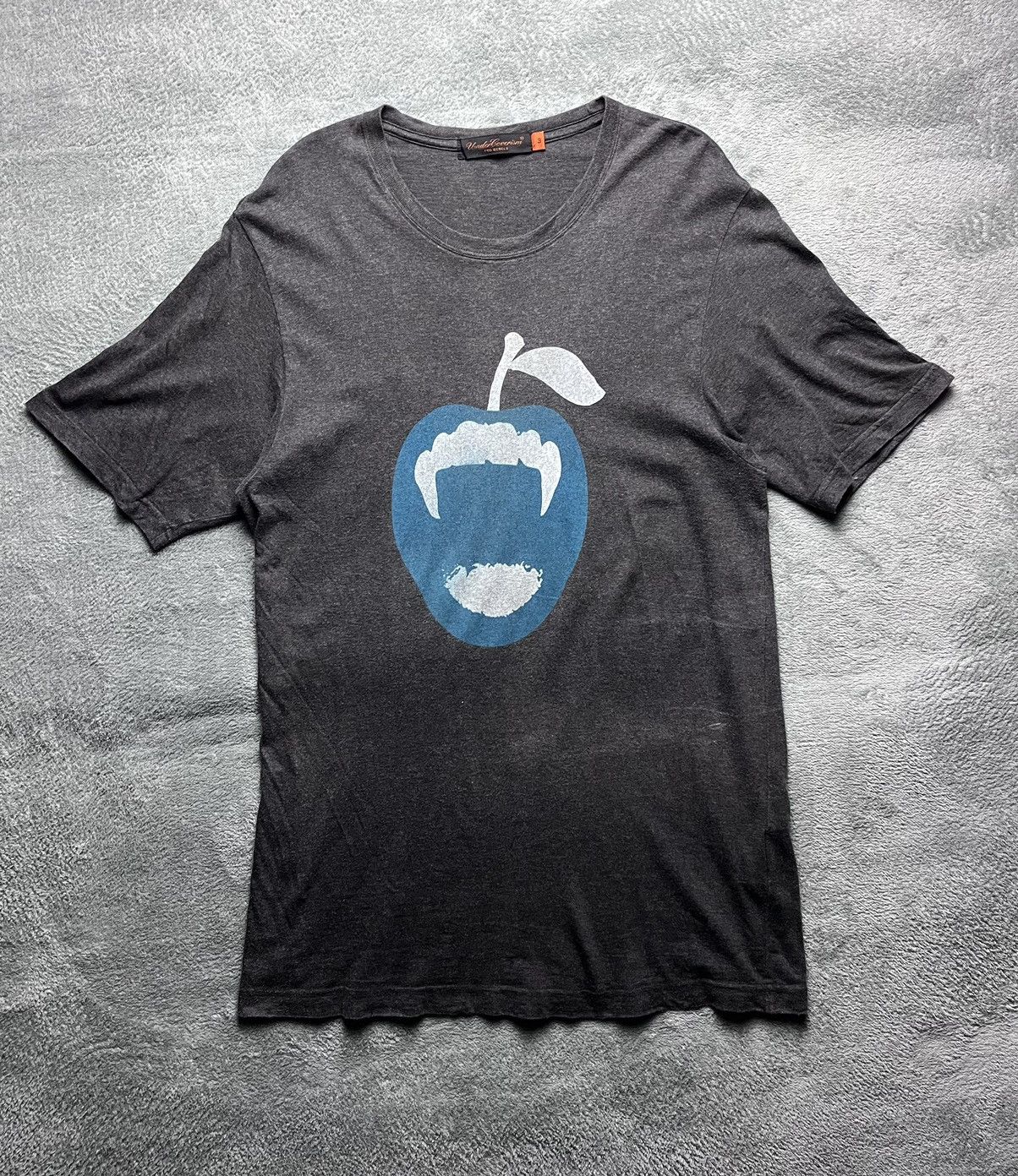 Pre-owned Undercover - Aw/07 Apple Fang Tee In Gray