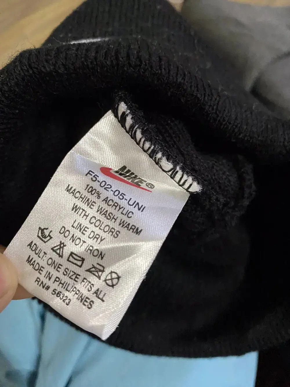 Nike × Vintage Nike Swoosh Beanie Hat Size ONE SIZE - 6 Thumbnail