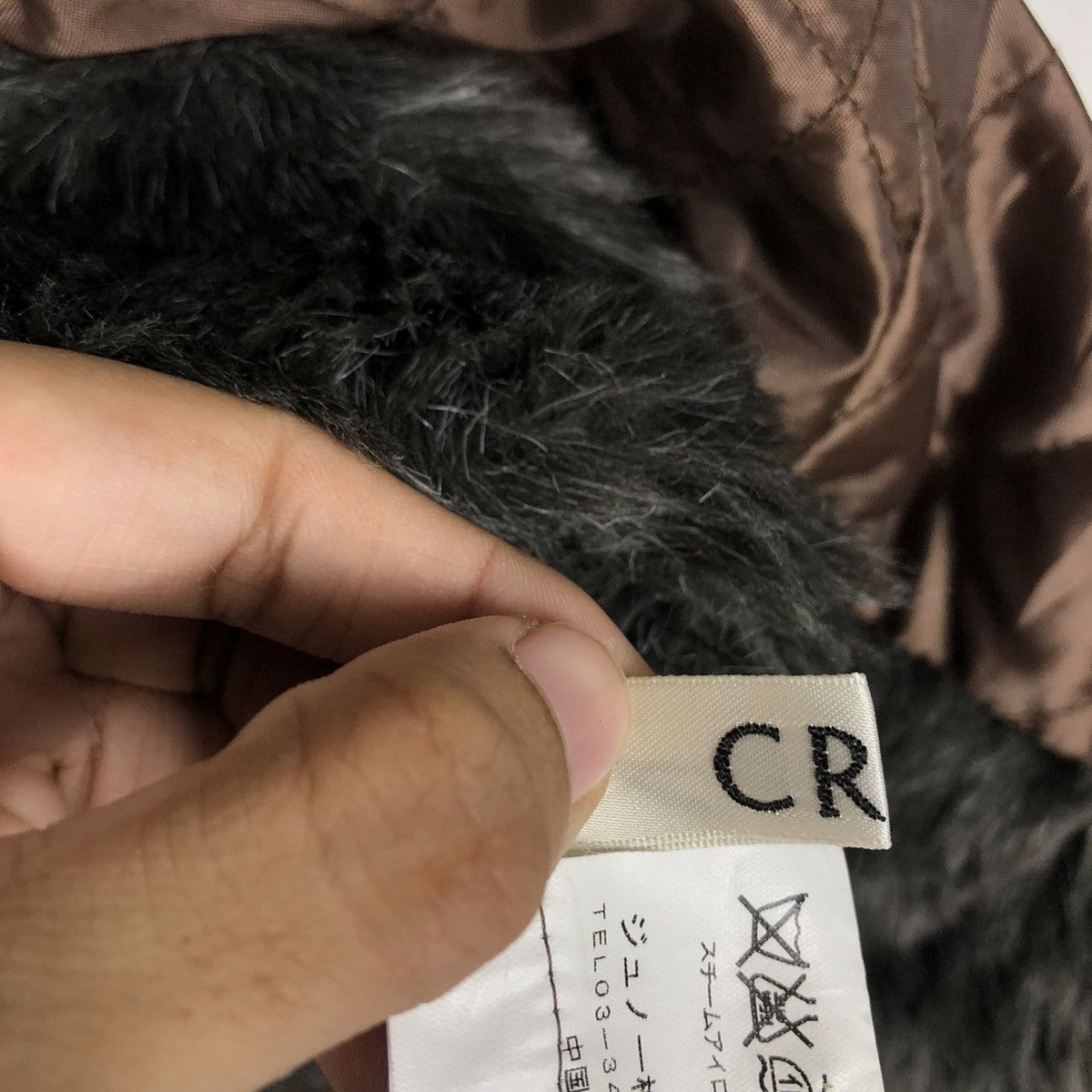 Japanese Brand 🔥VINTAGE BIKER JACKET DOUBLE COLLAR FUR LINING CREA JAPAN Size US M / EU 48-50 / 2 - 24 Thumbnail