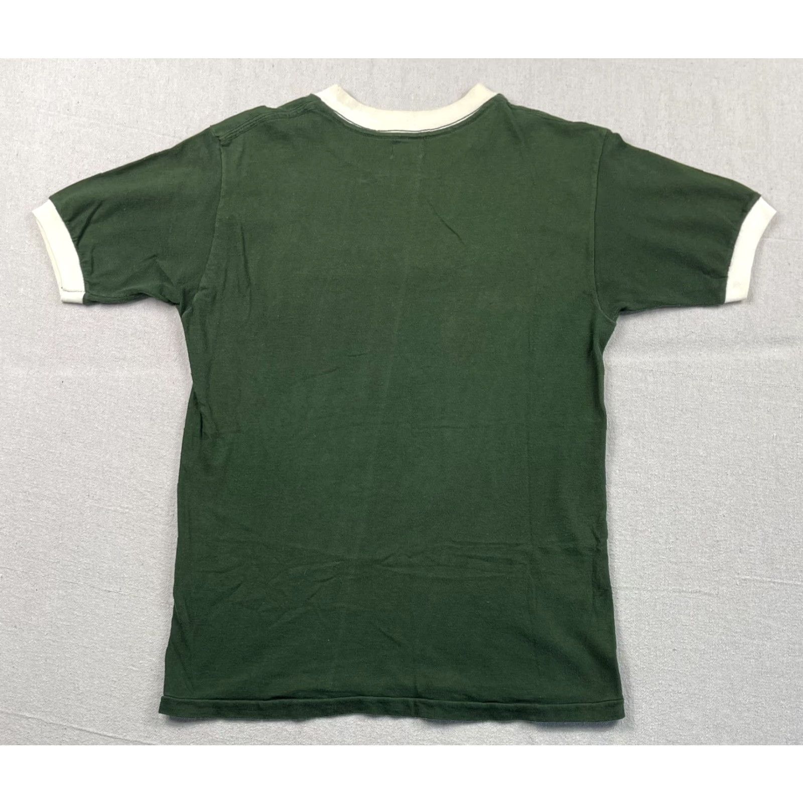 Vintage VINTAGE Mr. Leonard Woodstock T Shirt Green 1960s Unisex Adult Short Sleeve S/M Graphic Tee 1960s Jimi Hendrix Grateful Dead Neil Young Mens Womens Size US S / EU 44-46 / 1 - 4 Thumbnail