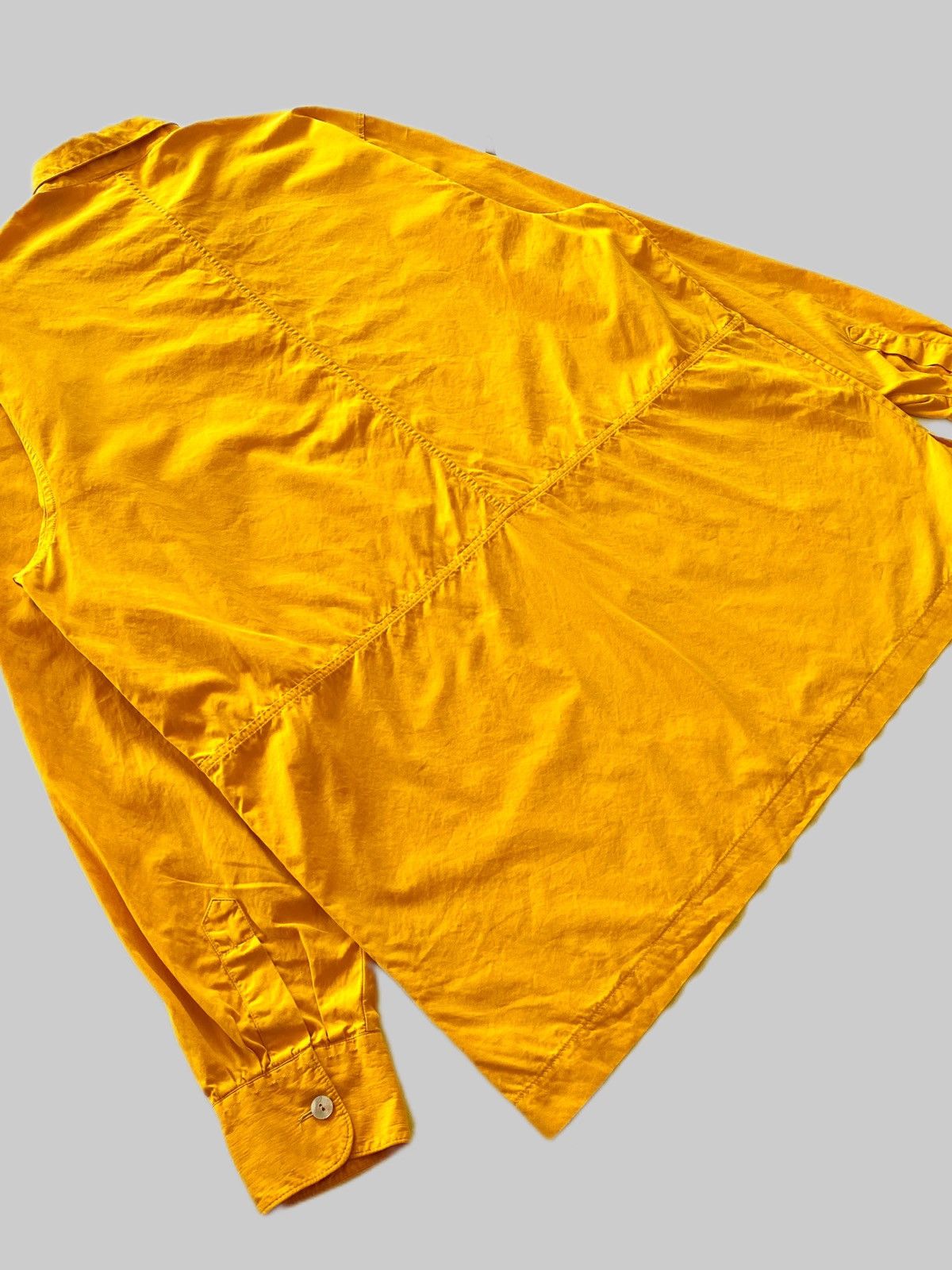 Dries Van Noten QUICK SALE❗️ Dries Van Noten Classic Mustard Oversized Shirt Size US L / EU 52-54 / 3 - 7 Thumbnail
