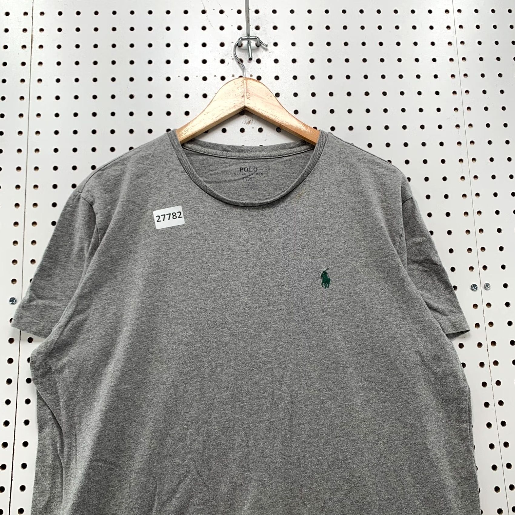 Polo Ralph Lauren Polo Ralph Lauren Shirt Gray Green Pony Mens Large Short Sleeve Size US L / EU 52-54 / 3 - 2 Thumbnail