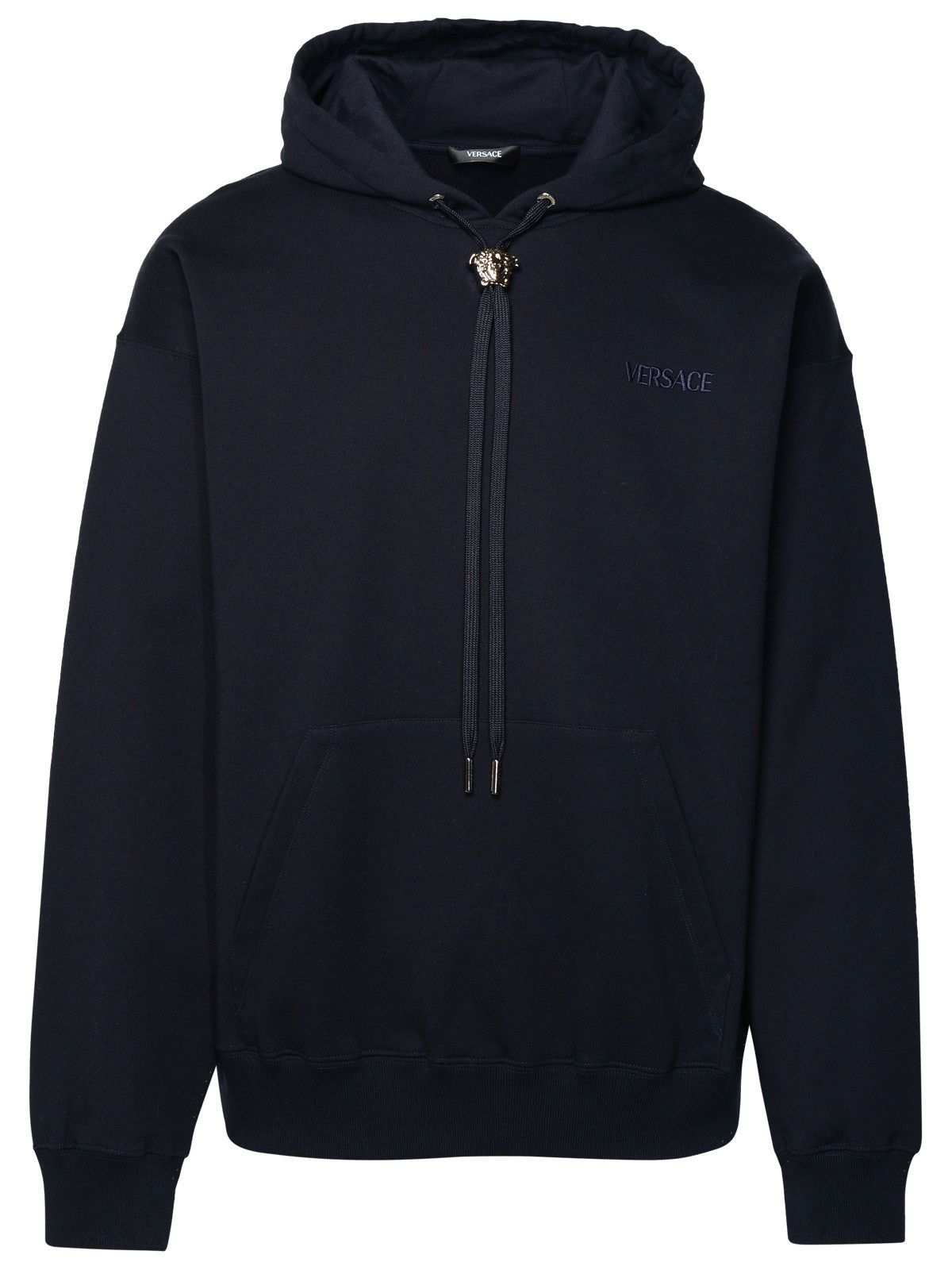 image of Versace 'la Medusa' Navy Cotton Sweatshirt, Men's (Size XL)