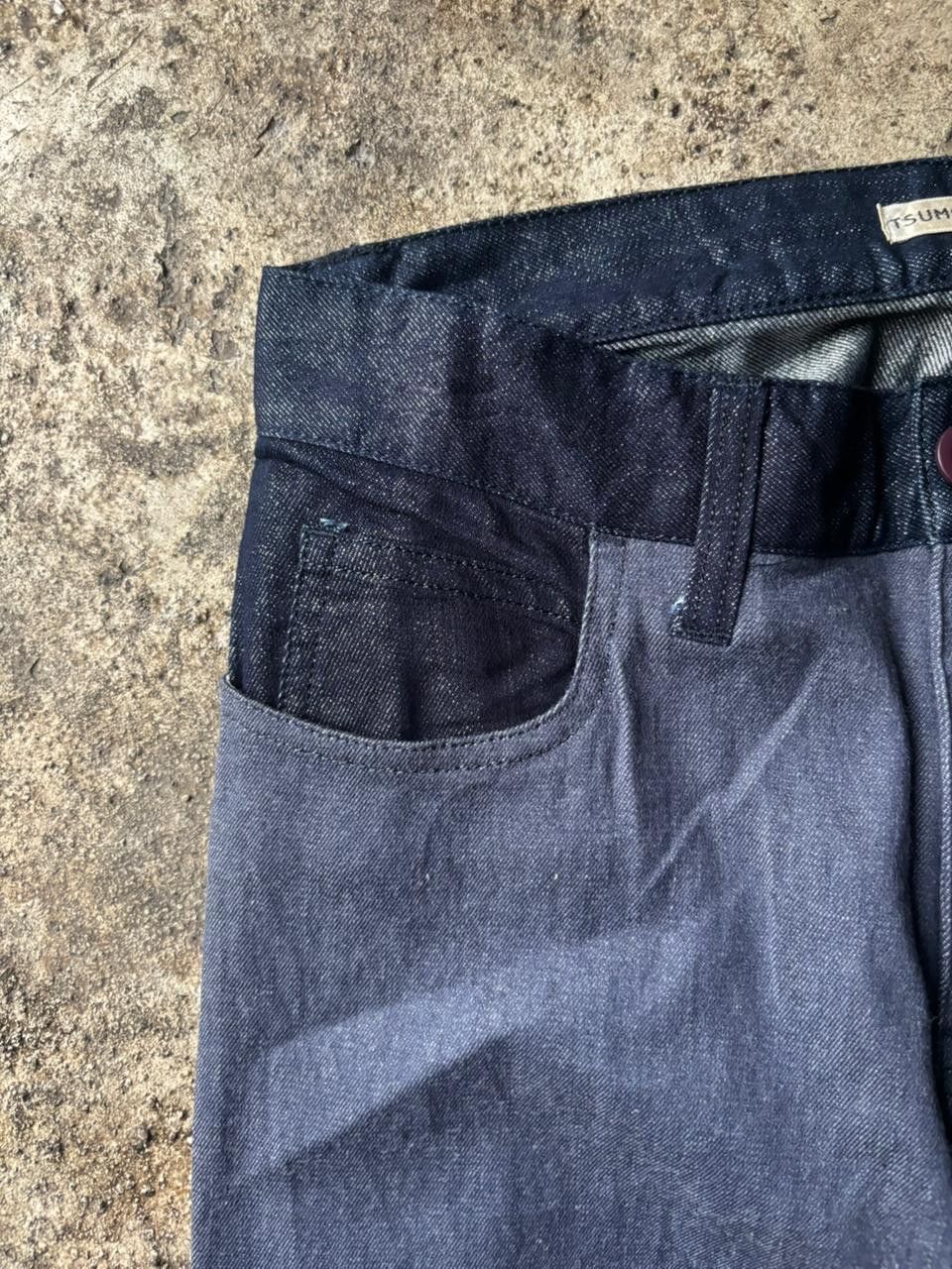 If Six Was Nine 2000s Issey Miyake Tsumori Chisato Glitter Dual Tone Pants Size US 28 / EU 44 - 3 Thumbnail