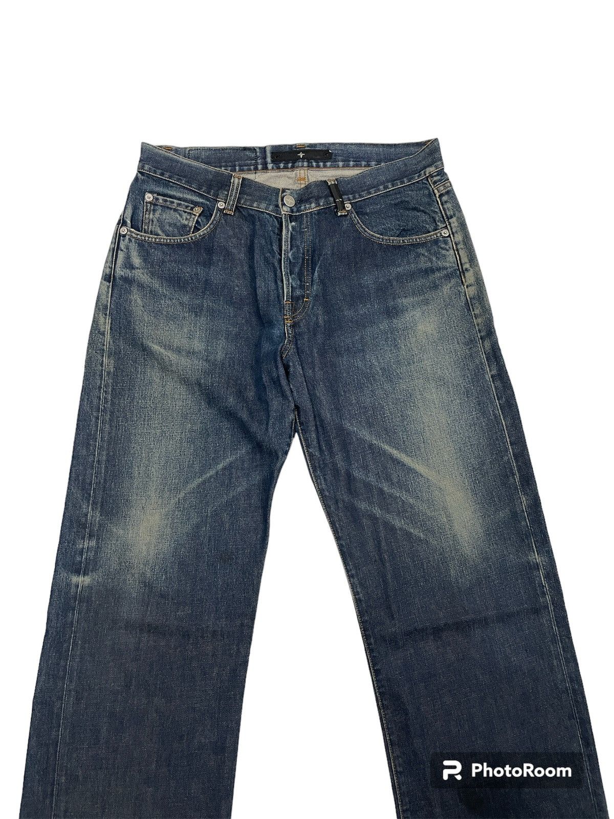 Massimo Osti × Stone Island Vintage Stone Island designer denim stone wash Jeans W34 Size US 34 / EU 50 - 3 Thumbnail
