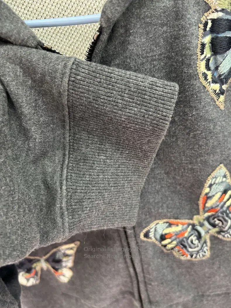 Valentino Valentino Butterfly embroidered sweatshirt Size M / US 6-8 / IT 42-44 - 5 Thumbnail