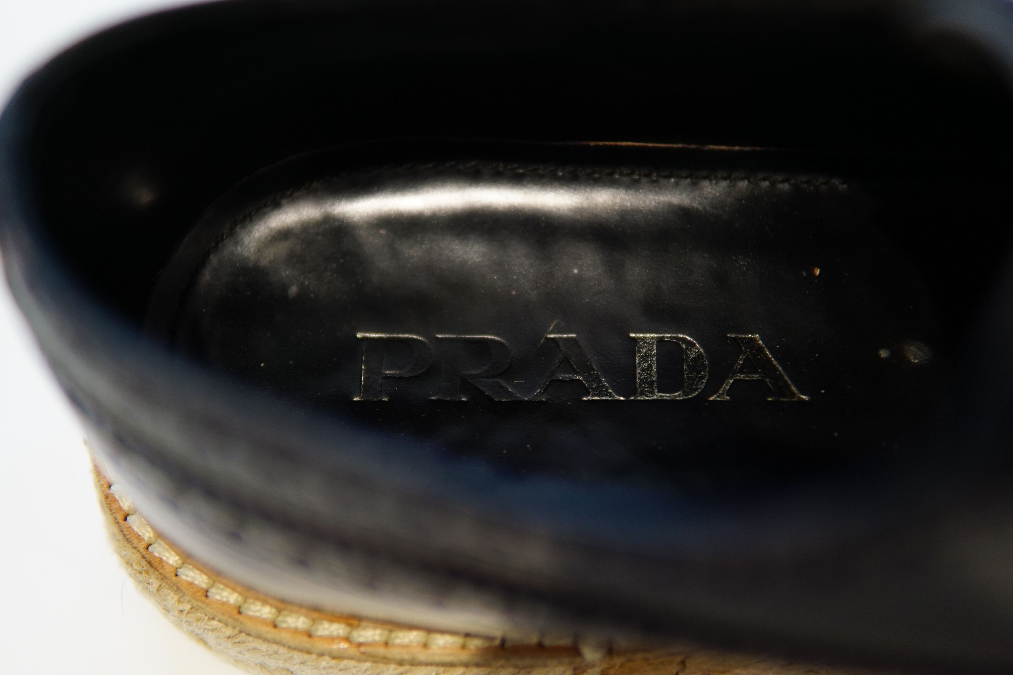 Prada SS11 Espadrille Wingtip Brogues Size US 6.5 / EU 39-40 - 14 Thumbnail