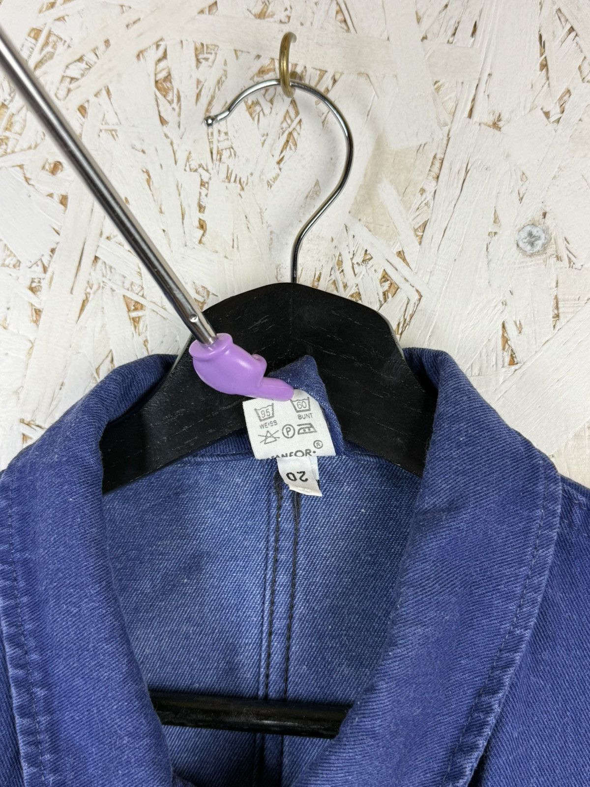 Vintage Vintage French Workwear Chore Utility Jacket Blue Size 48 M Size US M / EU 48-50 / 2 - 7 Thumbnail