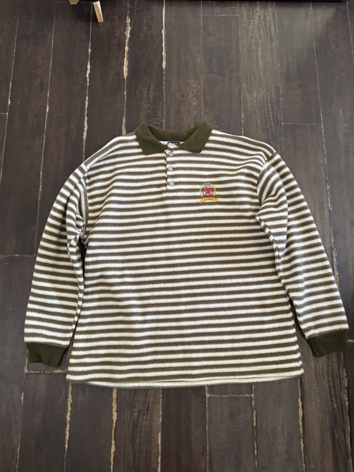 Tommy Hilfiger × Vintage Vintage Tommy Hilfiger Collared Shirt Size US XL / EU 56 / 4 - 1 Thumbnail