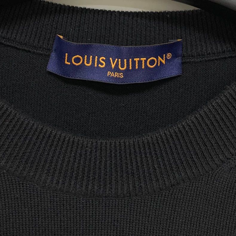 Louis Vuitton Louis Vuitton Black knit short sleeves Size US S / EU 44-46 / 1 - 2 Thumbnail
