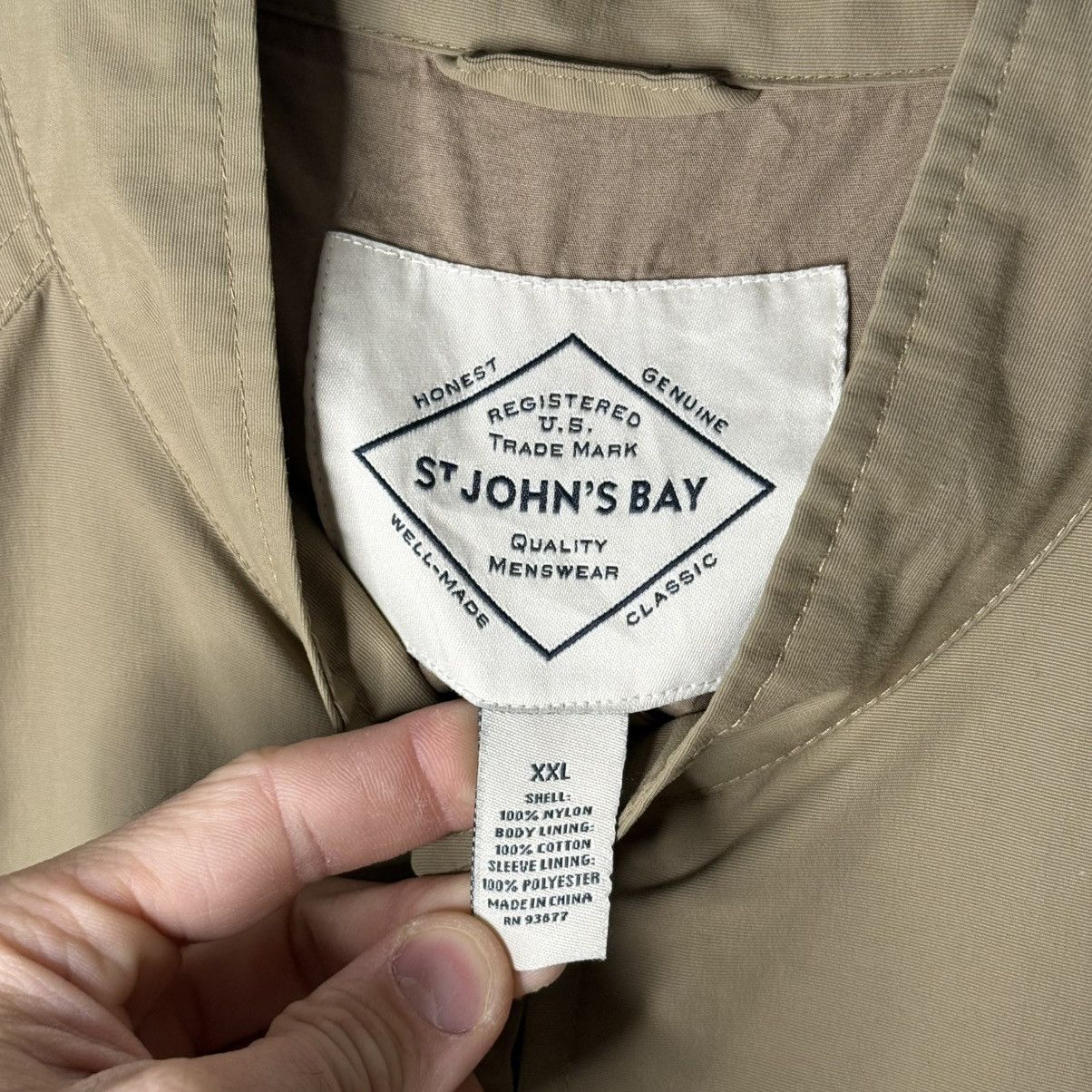 St. Johns Bay St. John’s Bay Men’s XXL Beige Water Repellent Jacket Size US XXL / EU 58 / 5 - 4 Thumbnail