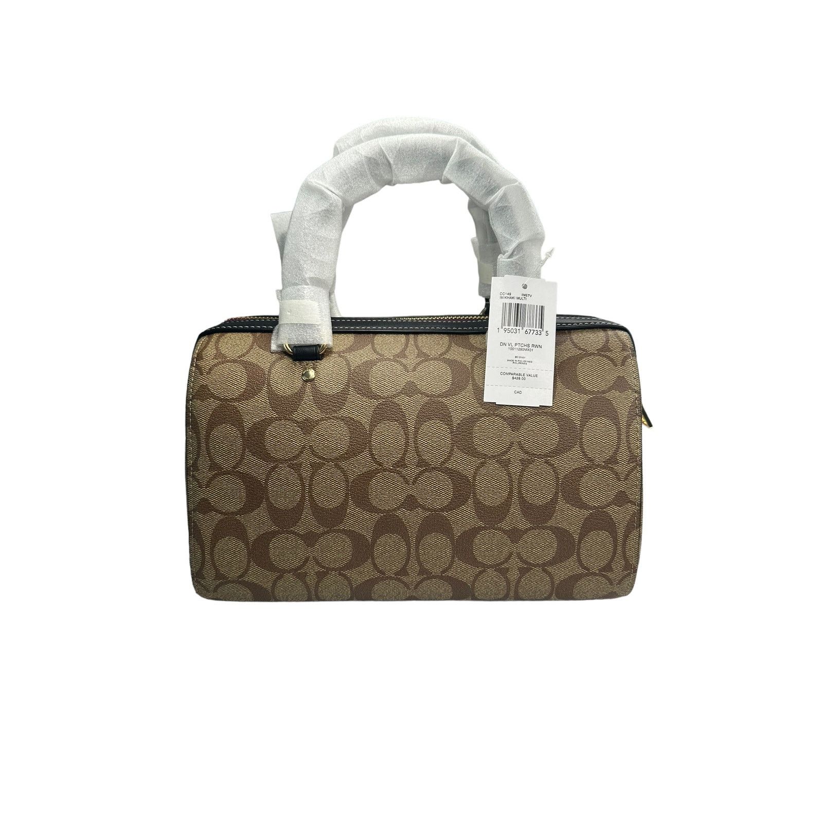 Coach Coach Rowan Satchel In Signature Canvas With Disney Patches Size ONE SIZE - 4 Thumbnail