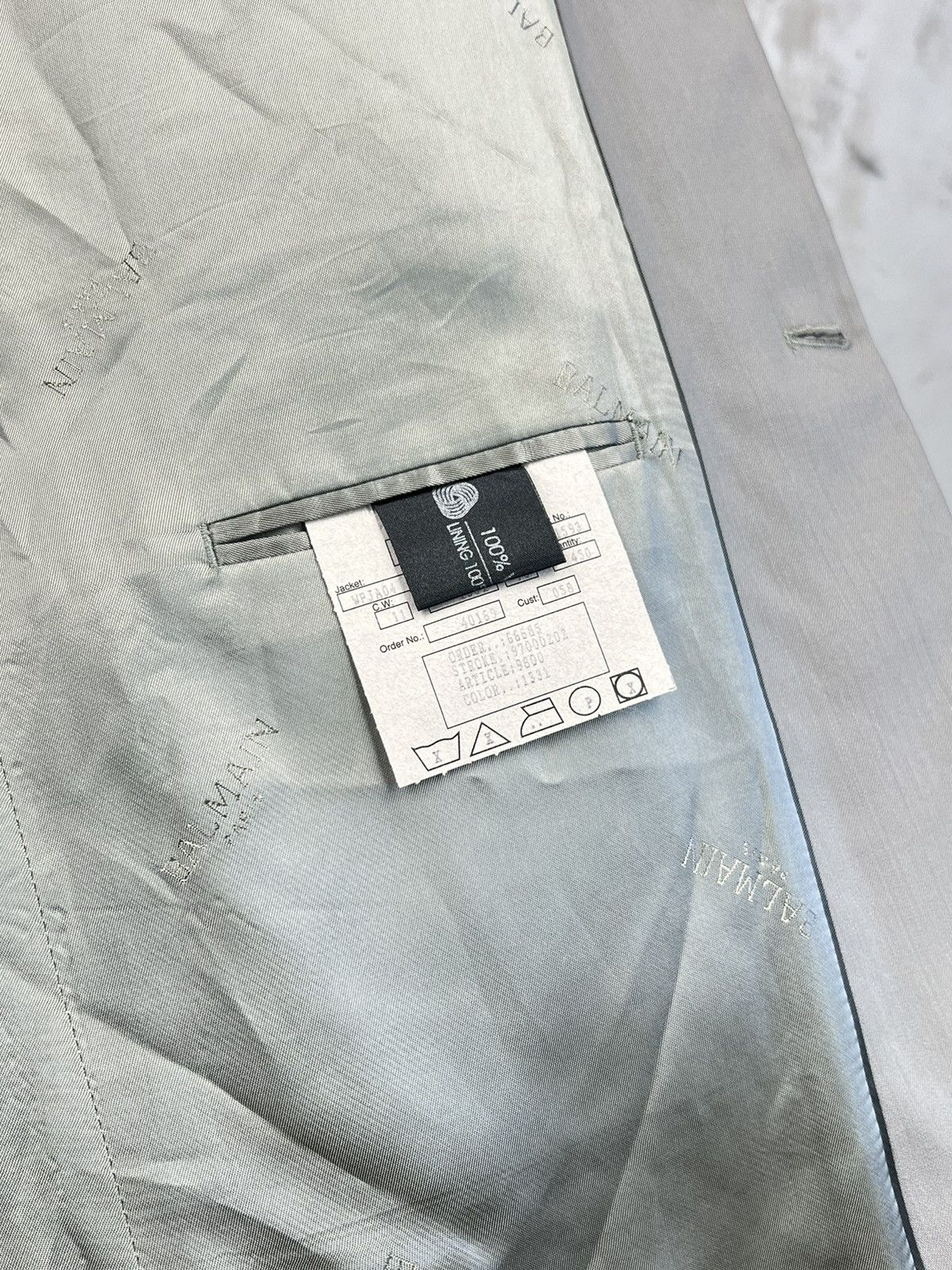 Balmain Vintage Balmain Paris Blazer Suit Jacket Size L - XL Size 40R - 10 Thumbnail