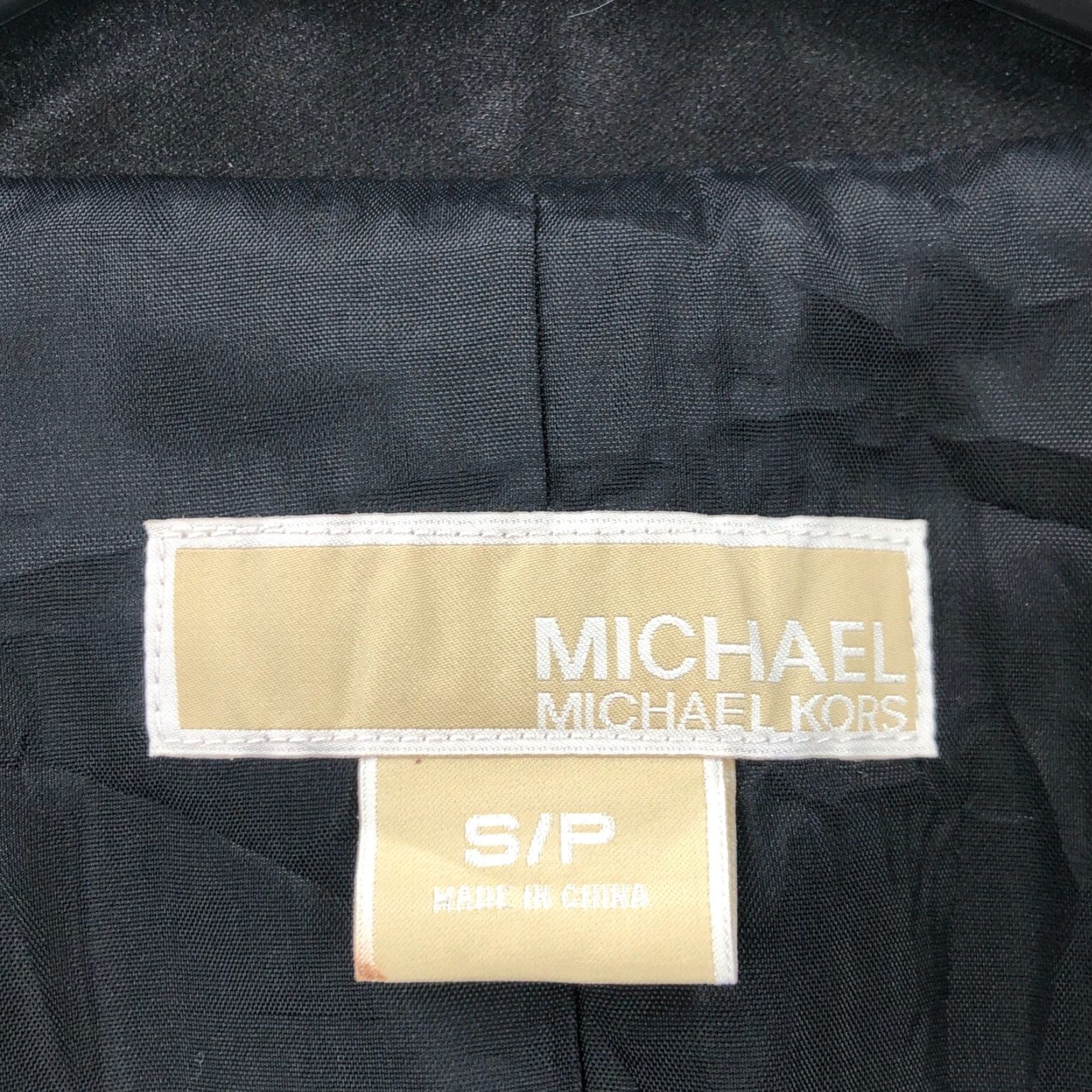 Michael Kors Michael Kors Womens Black Front Pockets Button Up Jacket Size Small Size S / US 4 / IT 40 - 5 Thumbnail