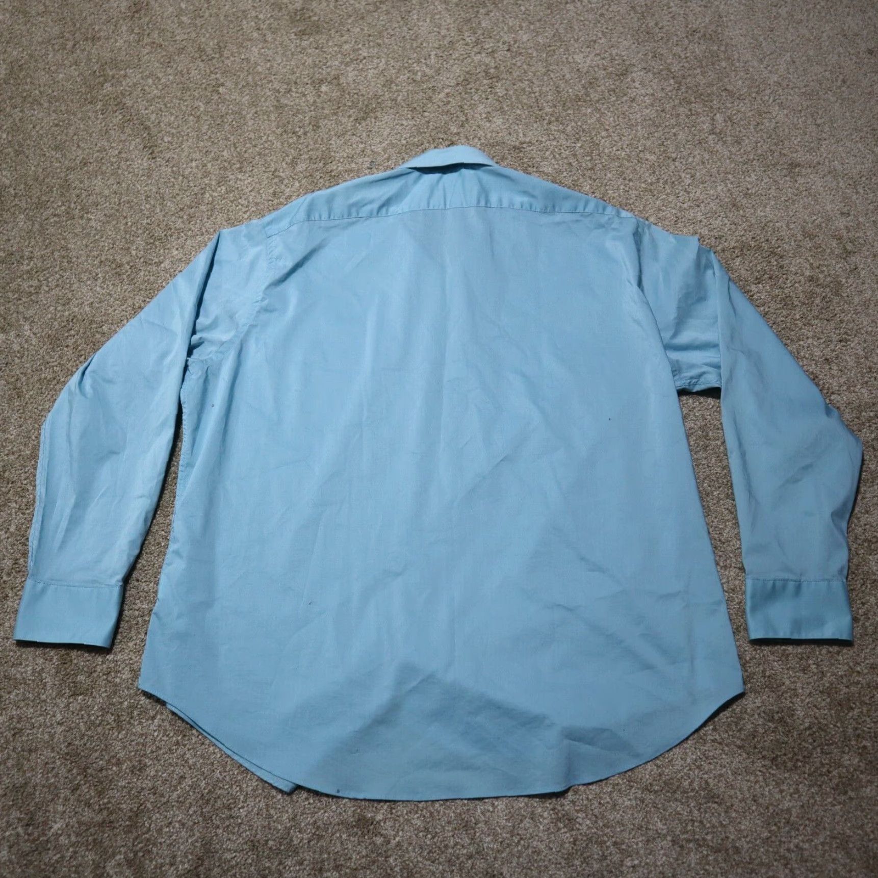 Madison Madison Dress Shirt Madison Slim Fit Button-Down Shirt Blue Adult Men 2XL 18 18.5 Cotton Regular Button Down Collar Blue Dress Shirt Mens XXL 2XL Size 48R - 7 Thumbnail