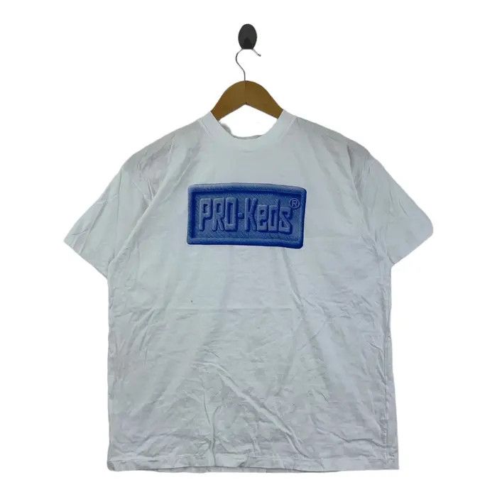Vintage Vintage 90’ PRO KEDS Box Logo Athletic Tee Shirt Top Tennis Size US M / EU 48-50 / 2 - 1 Thumbnail