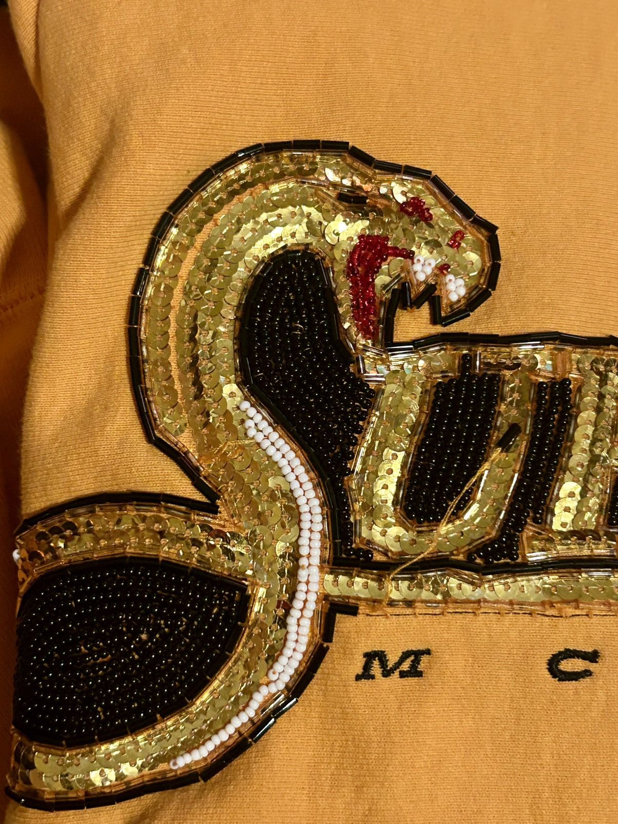 Supreme Supreme Sequin Viper Hoodie Size US L / EU 52-54 / 3 - 11 Thumbnail