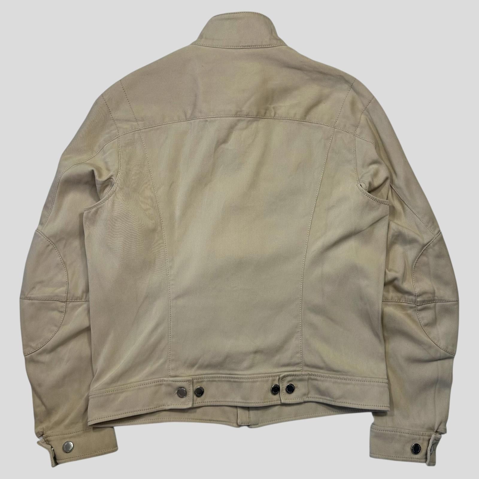 Prada Prada Sport SS01 Articulated Cotton Reinforced Moto Jacket M Size US M / EU 48-50 / 2 - 8 Thumbnail