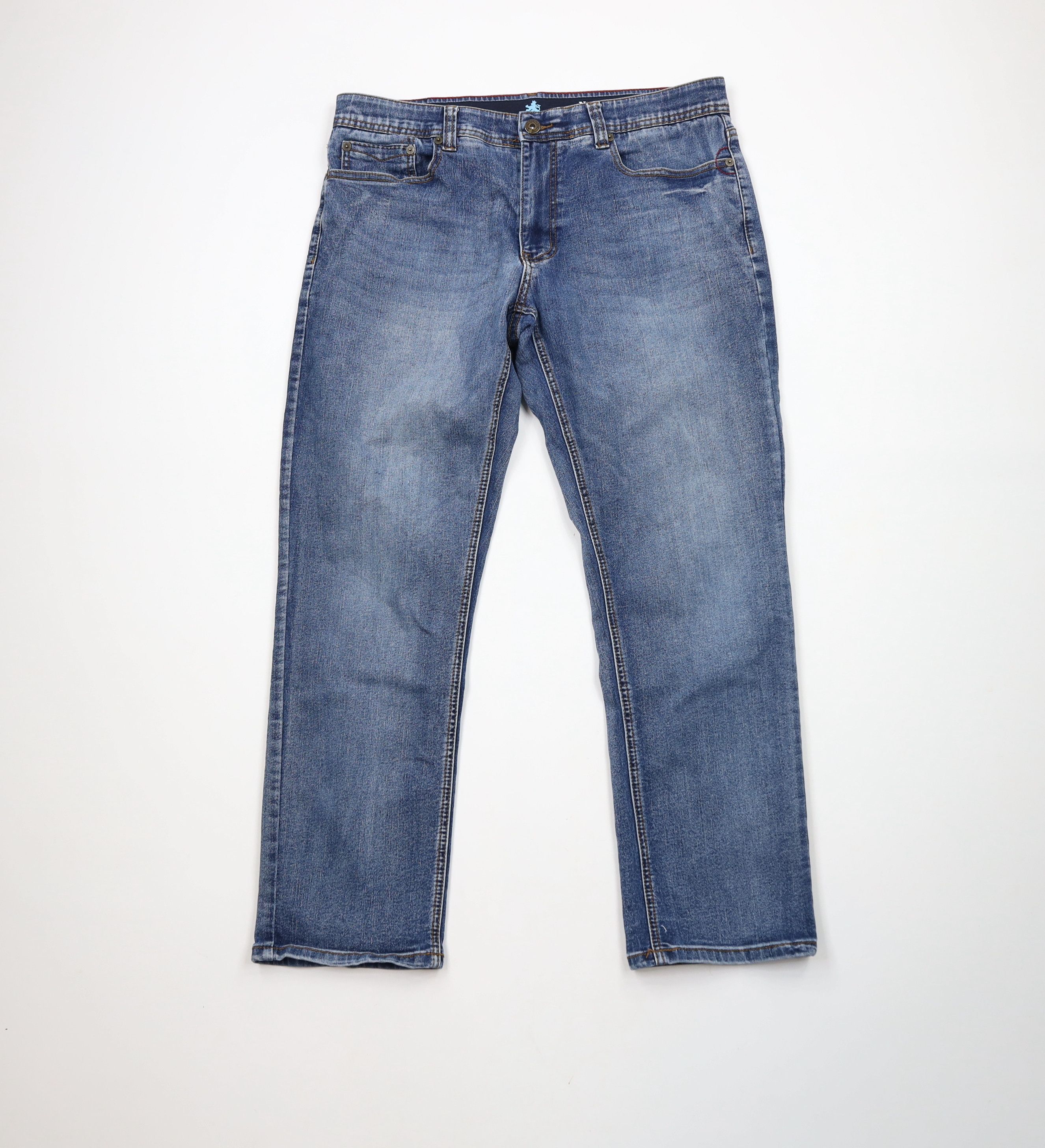 Nat Nast × Vintage Nat Nast Luxury Originals Straight Leg Denim Jeans Blue Size US 36 / EU 52 - 1 Thumbnail