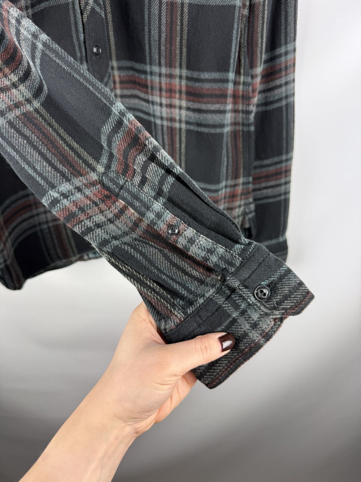 Allsaints Allsaints Finchley LS Men’s Plaid Flannel Button Up Shirt Size US L / EU 52-54 / 3 - 10 Thumbnail