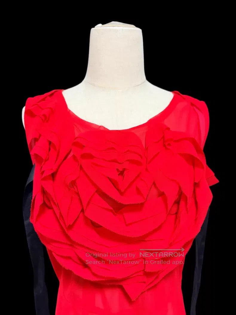 Comme des Garcons Comme des Garcons Size F Rosa Blouse Red Size S / US 4 / IT 40 - 5 Thumbnail