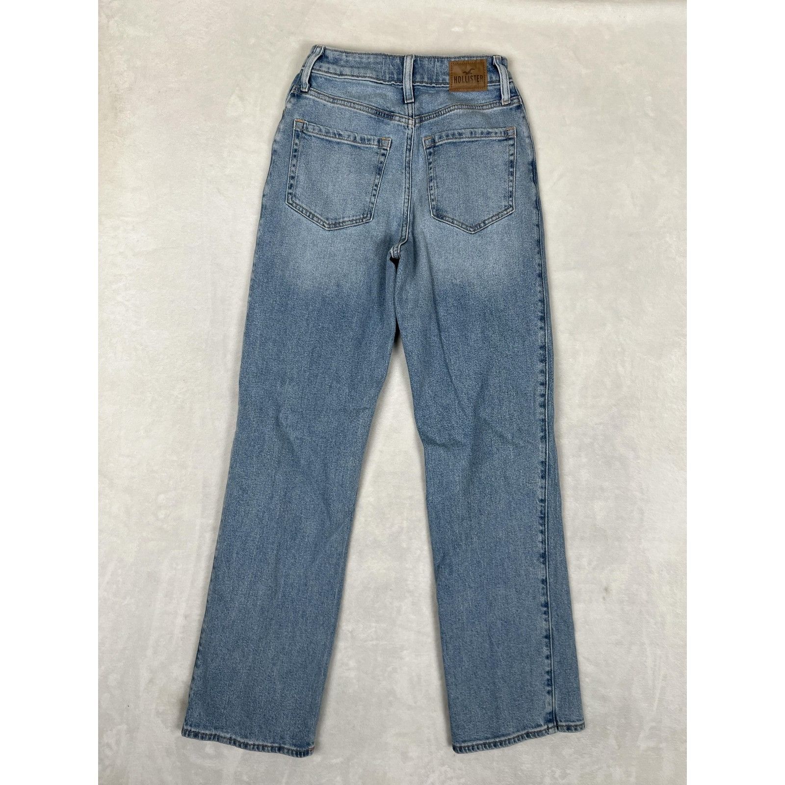 Hollister Hollister Jeans Womens 00R Ultra High-Rise Dad Relaxed Strai Size 24" / US 00 / IT 34 - 5 Thumbnail