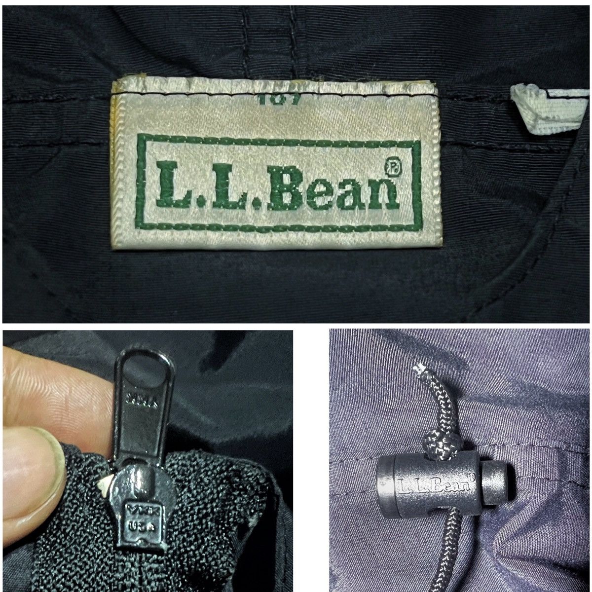 L.L. Bean × Vintage LL BEAN USA PULLOVER WIND BREAKER HOODIE JACKET Size US L / EU 52-54 / 3 - 5 Thumbnail
