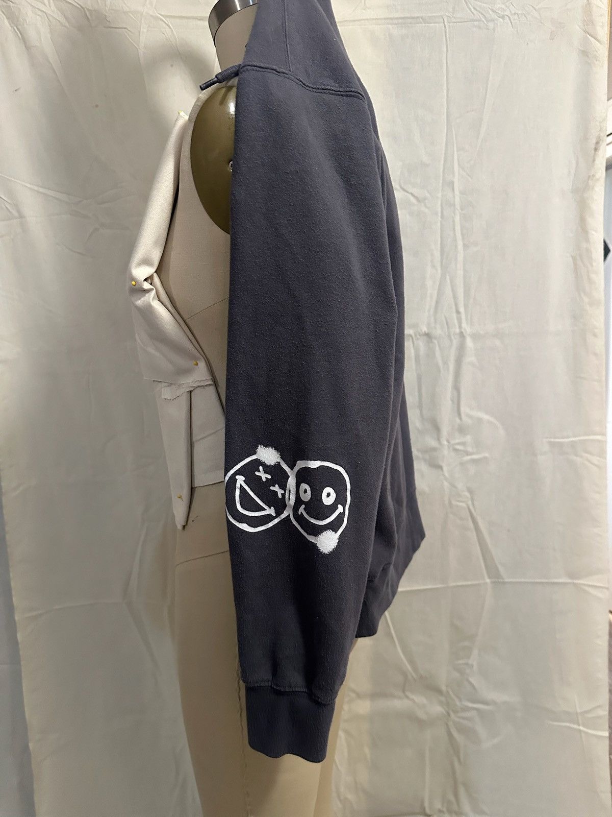 Mtv MTV Smiley Hoodie Graffiti Sz M Black Size US L / EU 52-54 / 3 - 3 Thumbnail