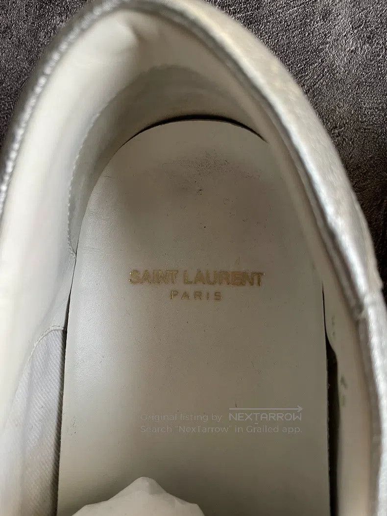Saint Laurent Paris Saint Laurent Paris Silver Star Canvas Sneakers Size US 9 / EU 42 - 5 Thumbnail