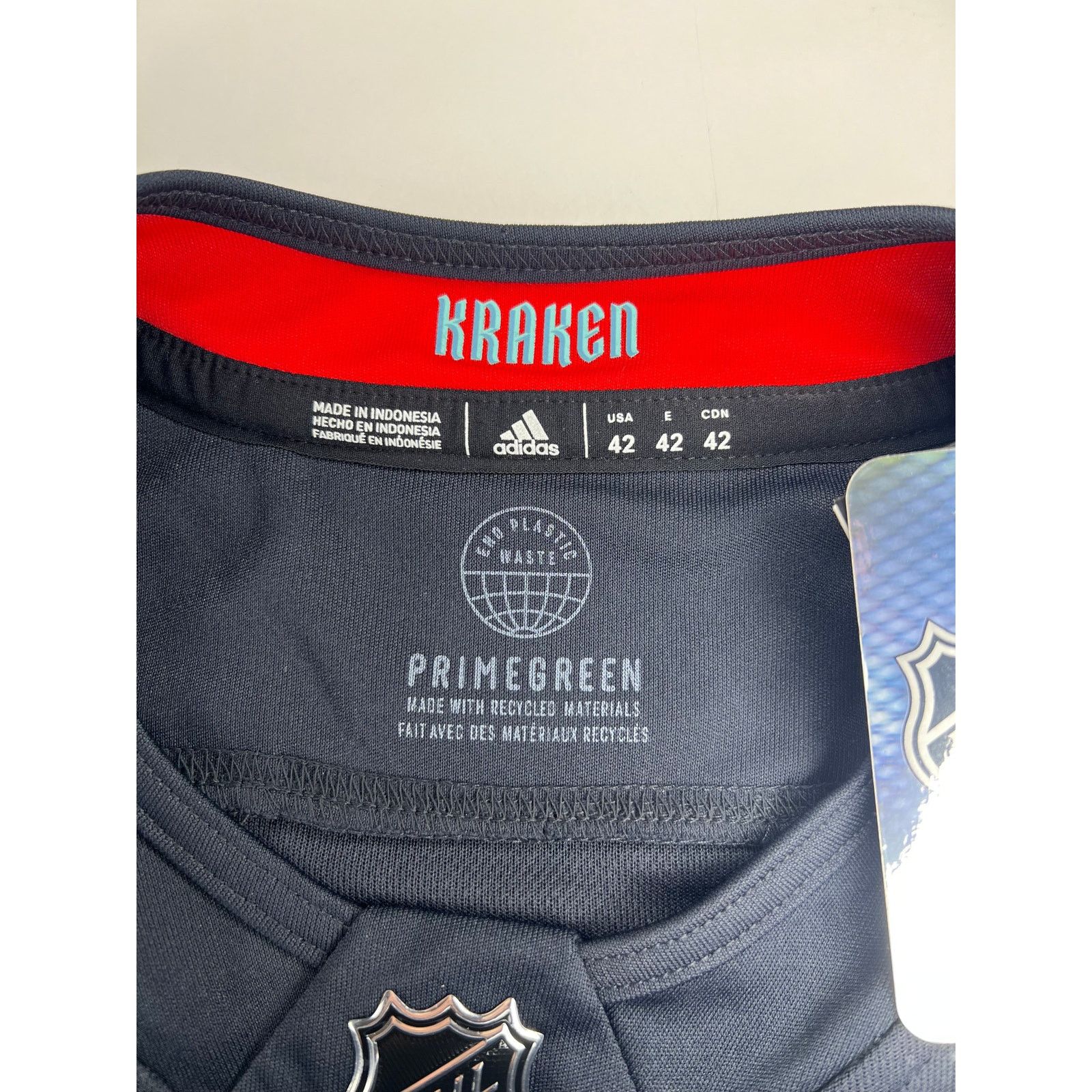 Adidas Adidas Seattle Kraken Home Authentic Hockey Jersey Size 42 Size US XXS / EU 40 - 4 Thumbnail