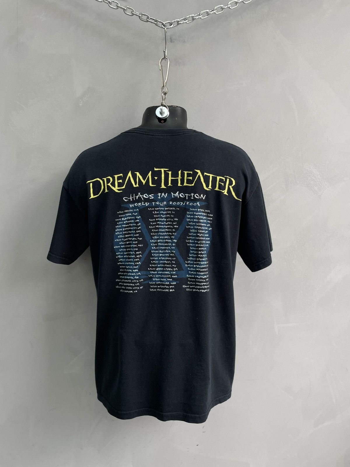 Gildan Band tees Dream Theater tour 2000s t shirt rock punk Size US M / EU 48-50 / 2 - 6 Thumbnail