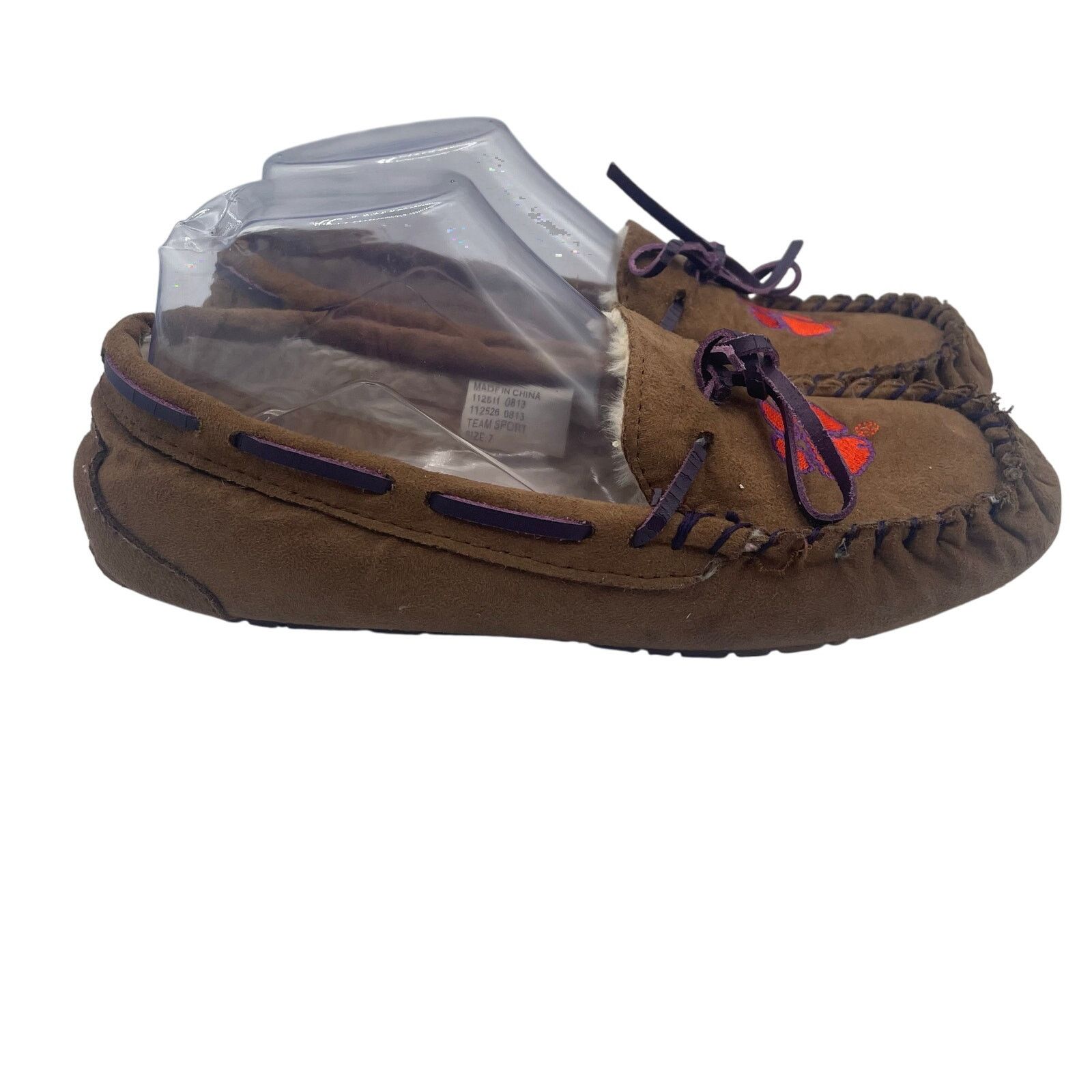 Other Clemson Tigers Campus Cruzers Slippers Brown Faux Fur 7 Size US 7 / IT 37 - 2 Thumbnail