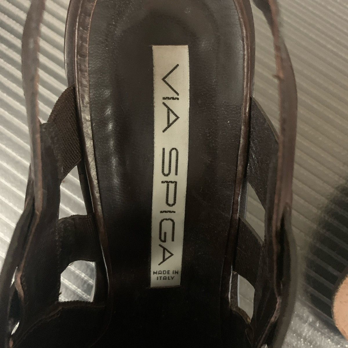 Other Via Spiga brown sling back heels 8 AA Size US 8 / IT 38 - 3 Thumbnail
